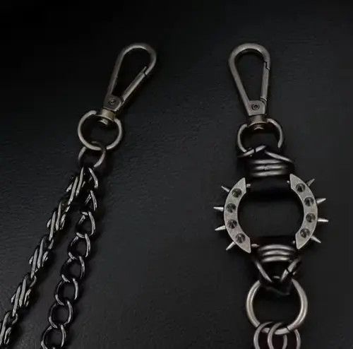 Jean × Jewelry × Other New Skull Biker Jean Wallet Belts Gun black Size ONE SIZE - 3 Thumbnail