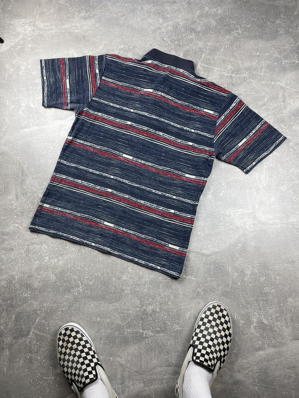 Fila × Vintage Fila Vintage 90s Tenis Striped 3 Button Polo T-Shirt Size US M / EU 48-50 / 2 - 7 Thumbnail