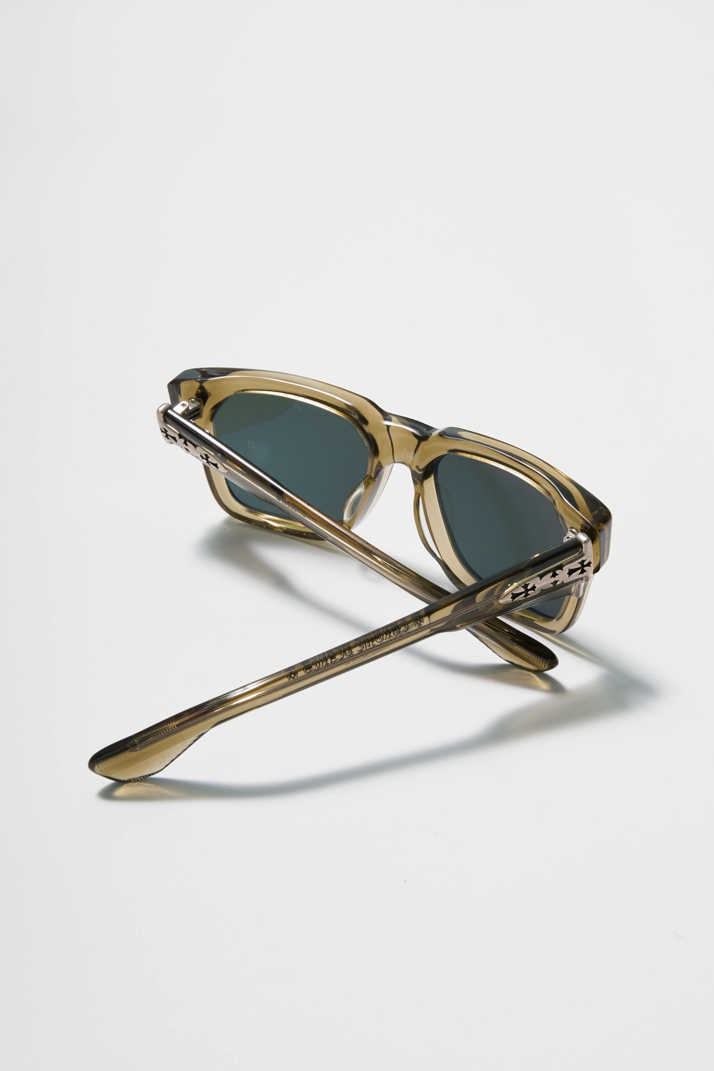 Chrome Hearts Chrome Hearts Square Sunglasses Men's Green Size ONE SIZE - 2 Thumbnail