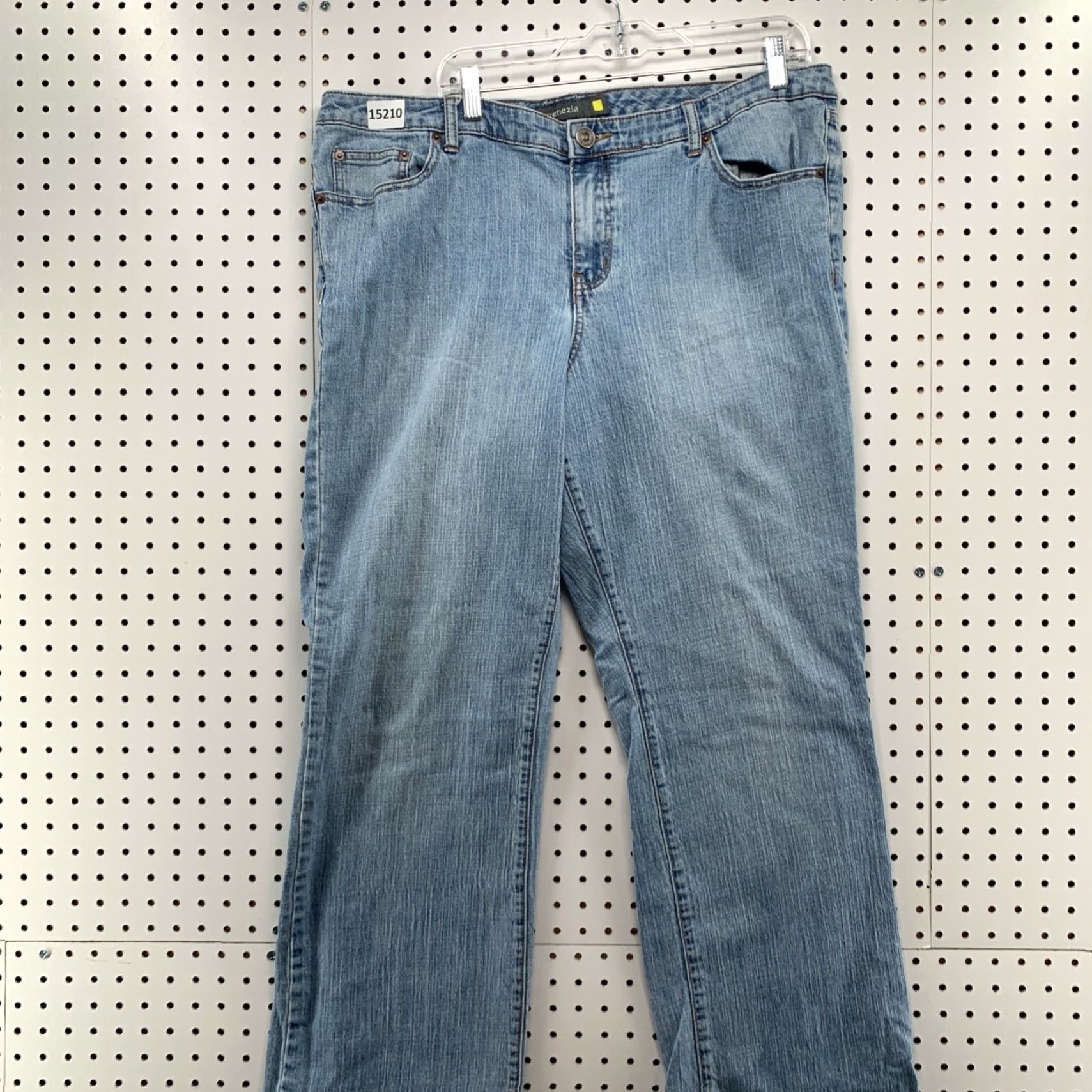 Denime Venezia Women's Plus Size 5 w40 Blue Denim Stretch Bootcut Jeans Shirt? Size 27" / US 4 / IT 40 - 6 Thumbnail