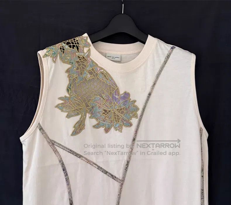 Dries Van Noten Dries Van Noten Embroidered Sleeveless Dress Size S / US 4 / IT 40 - 3 Thumbnail