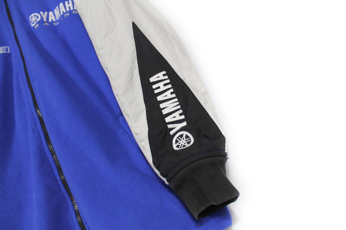 Vintage × Yamaha Yamaha Racing MG Competition Blue Fleece Jacket Size XL Size US XL / EU 56 / 4 - 5 Thumbnail