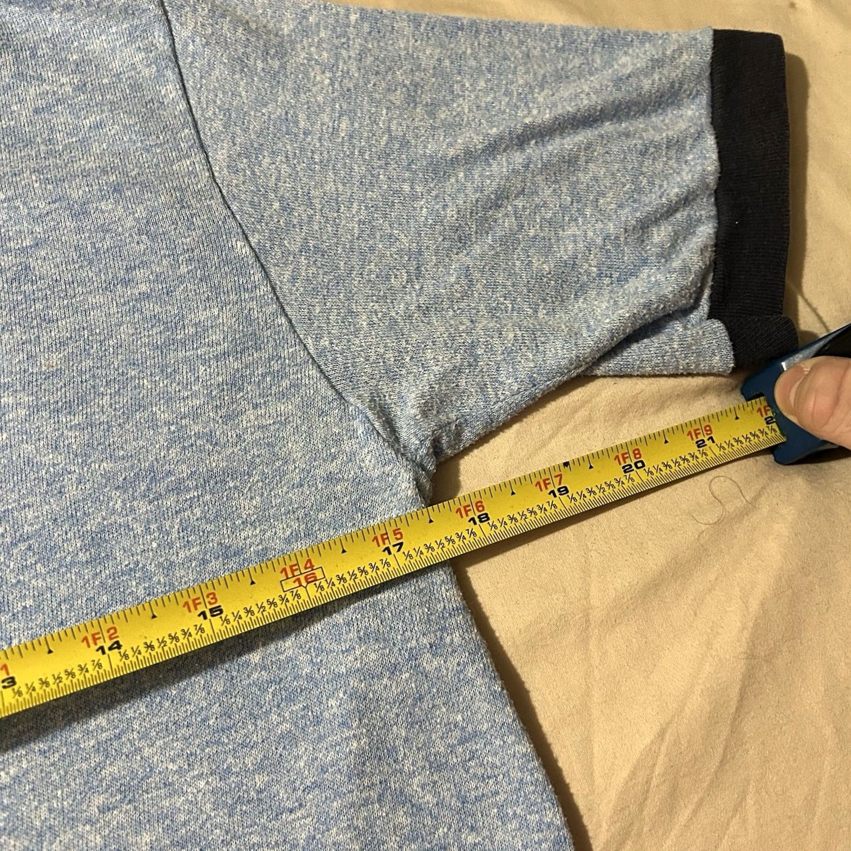 Jerzees VINTAGE Jerzees Ringer Shirt 80s Dearborn Michigan Henry Ford Museum Blue M Mens Medium Size US M / EU 48-50 / 2 - 4 Thumbnail