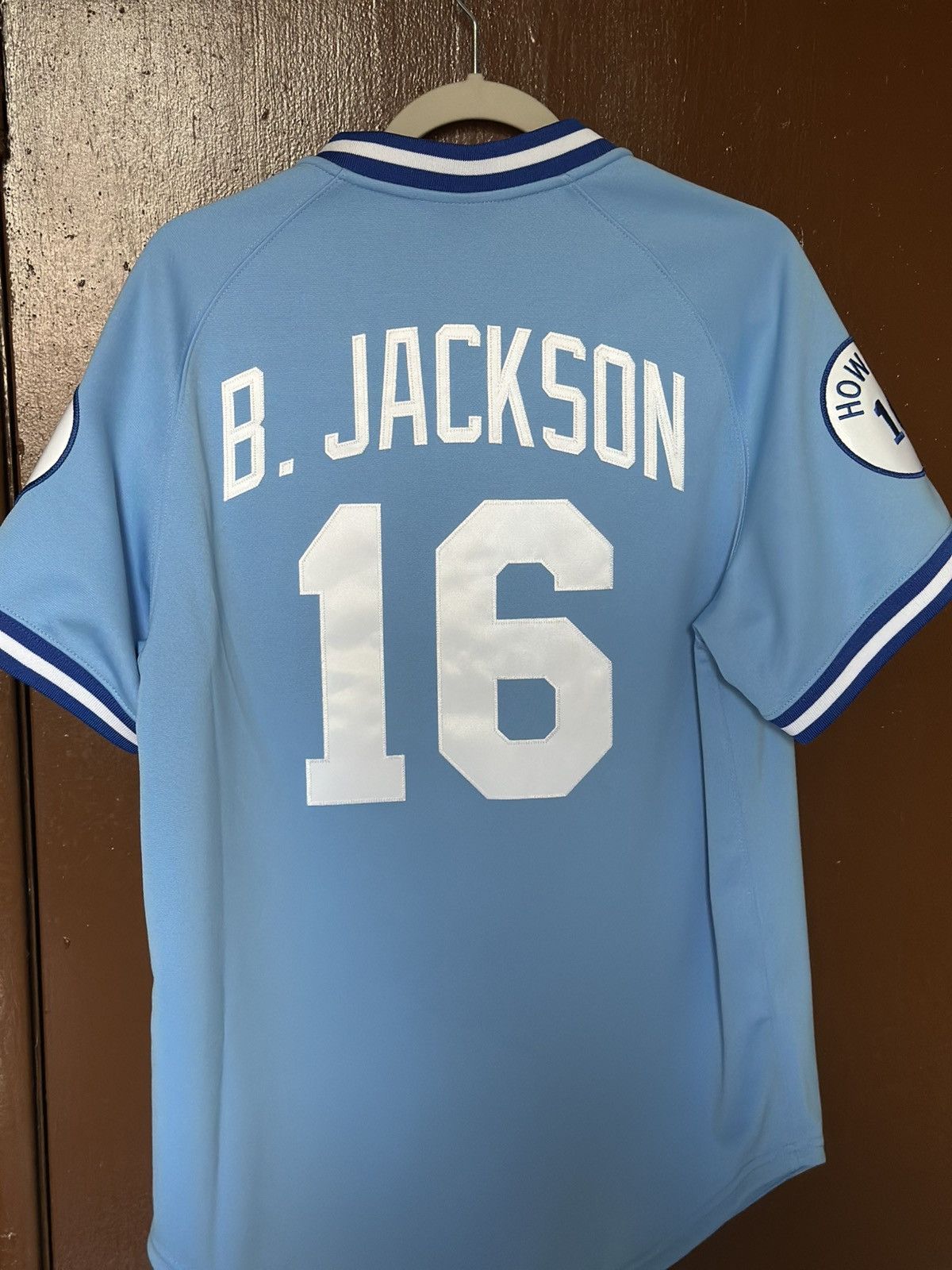 Mitchell & Ness Bo Jackson Rare MLB Kansas City Royals Jersey (Medium) Size US M / EU 48-50 / 2 - 2 Thumbnail