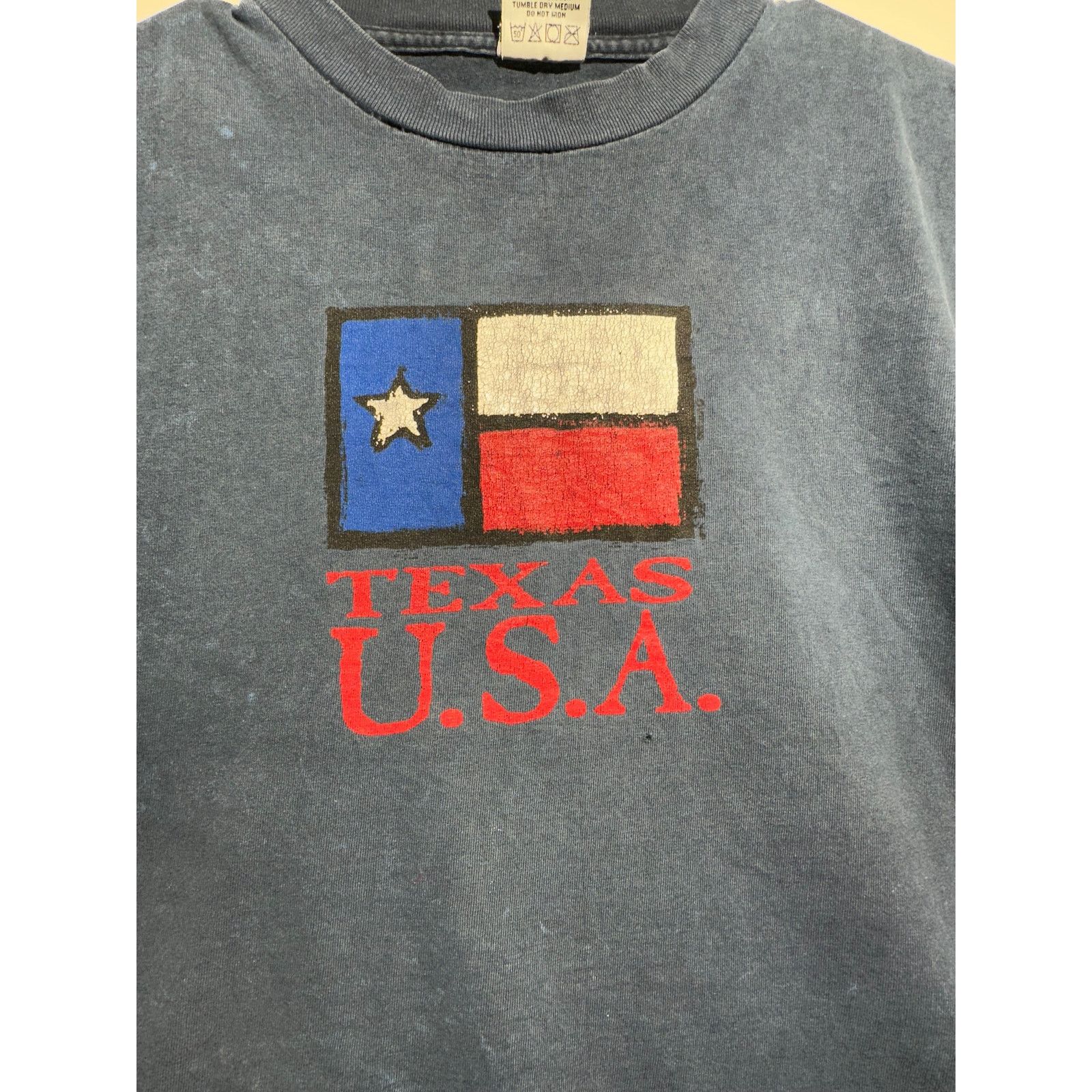& Other Stories Vintage Texas USA Navy Tshirt Size XL Size US XL / EU 56 / 4 - 4 Thumbnail