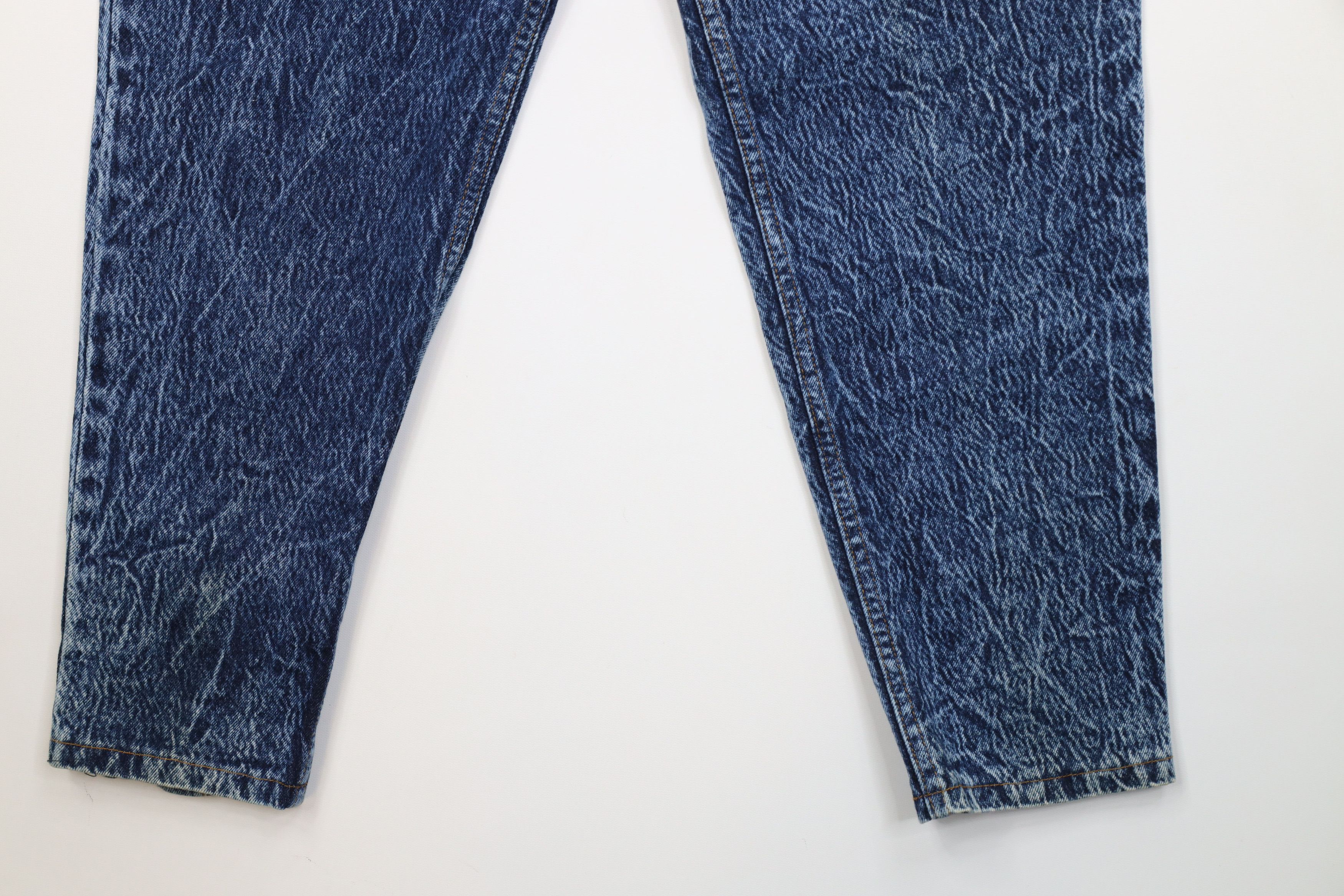 Vintage Vintage 90s Streetwear Acid Wash Tapered Leg Denim Jeans Size 38" / US 16 / IT 52 - 4 Thumbnail