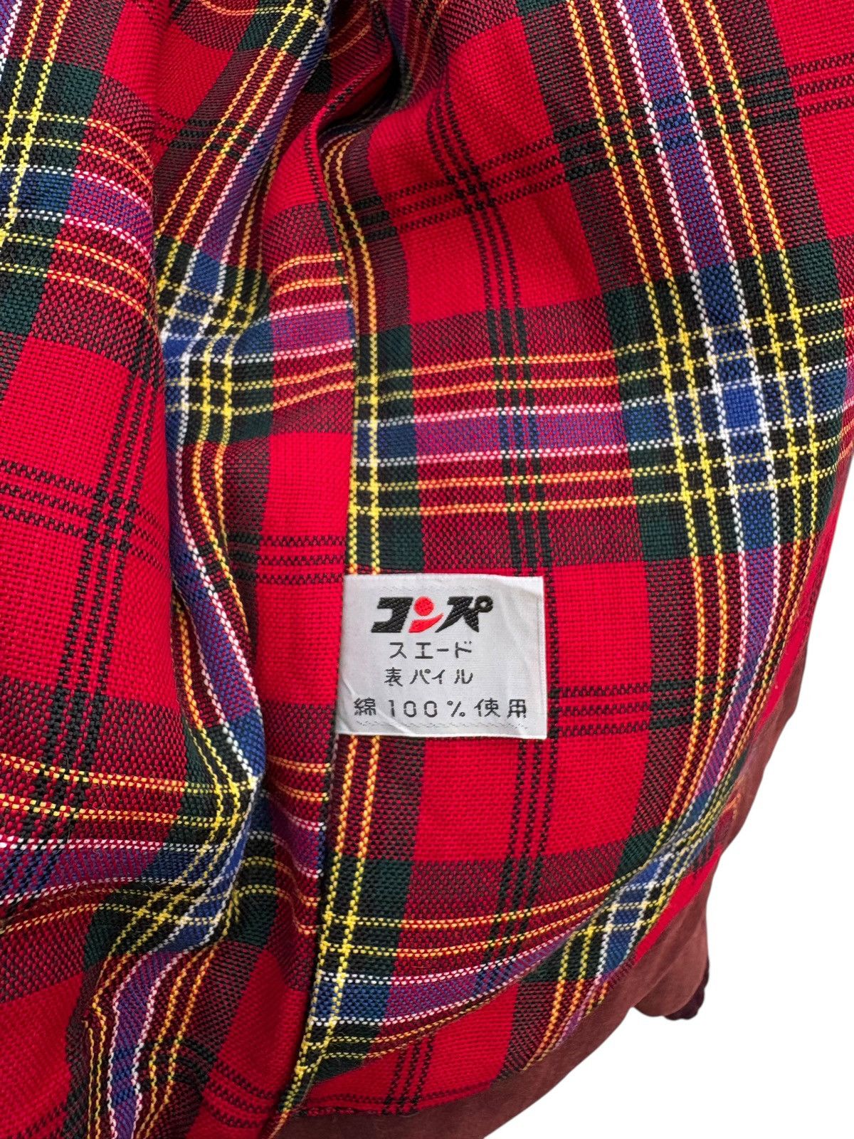 Japanese Brand Setalon Japan Suede Leather Jacket Tartan Lining Size US M / EU 48-50 / 2 - 18 Thumbnail