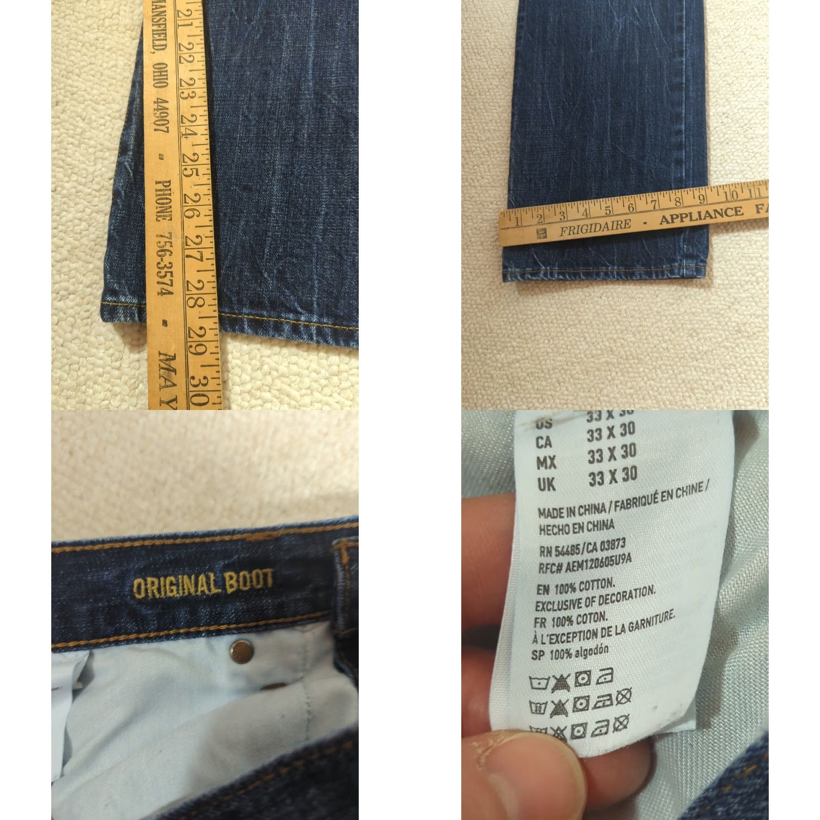 American Eagle Outfitters American Eagle Outfitters Jeans Mens 32x28.5 Blue Original Boot Denim Baggy? - Size US 32 / EU 48 - 9 Thumbnail