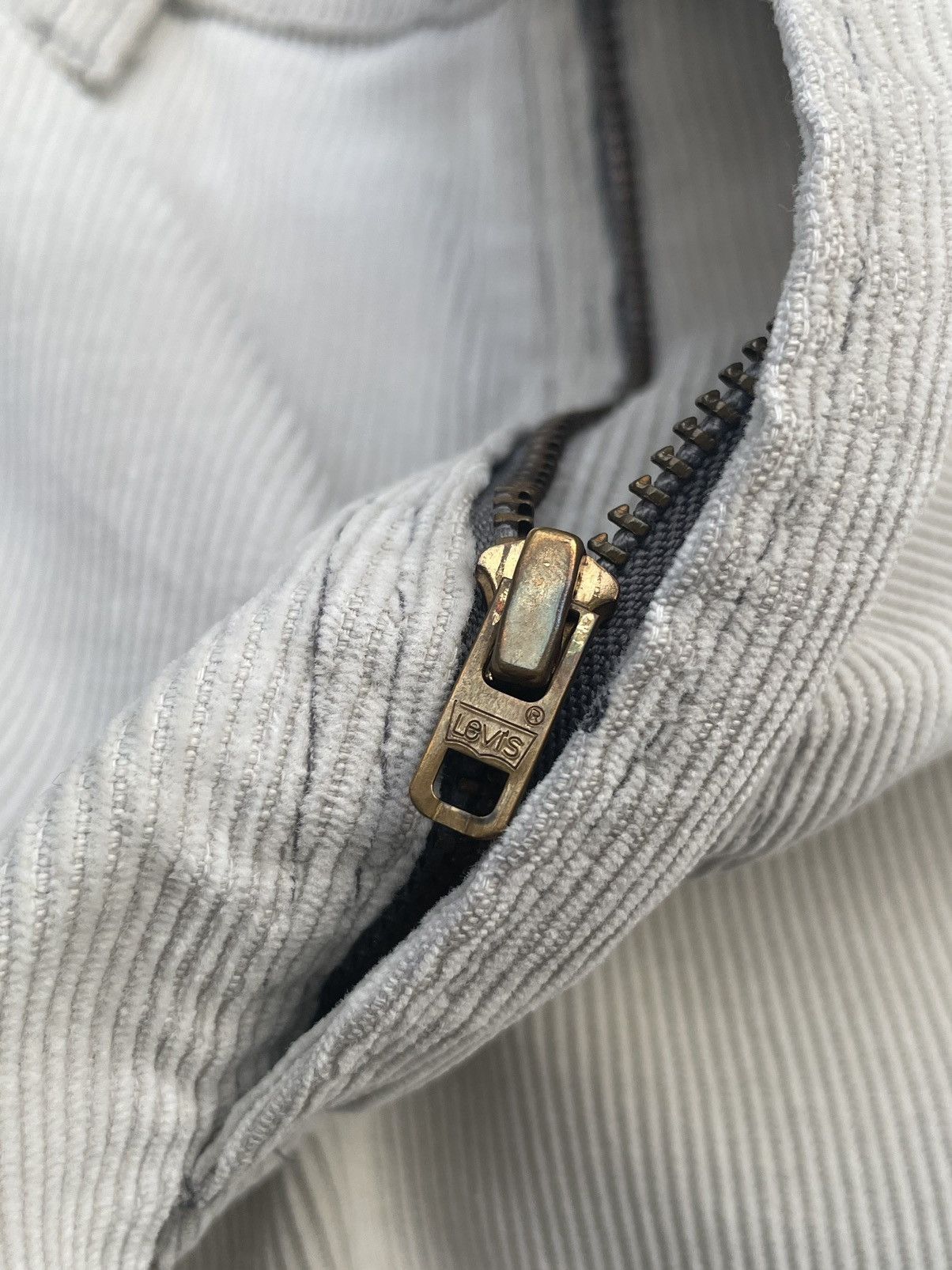 Levi's Vintage 80’s Levis Coduroy White Tab Painted Stain Size US 33 - 21 Thumbnail