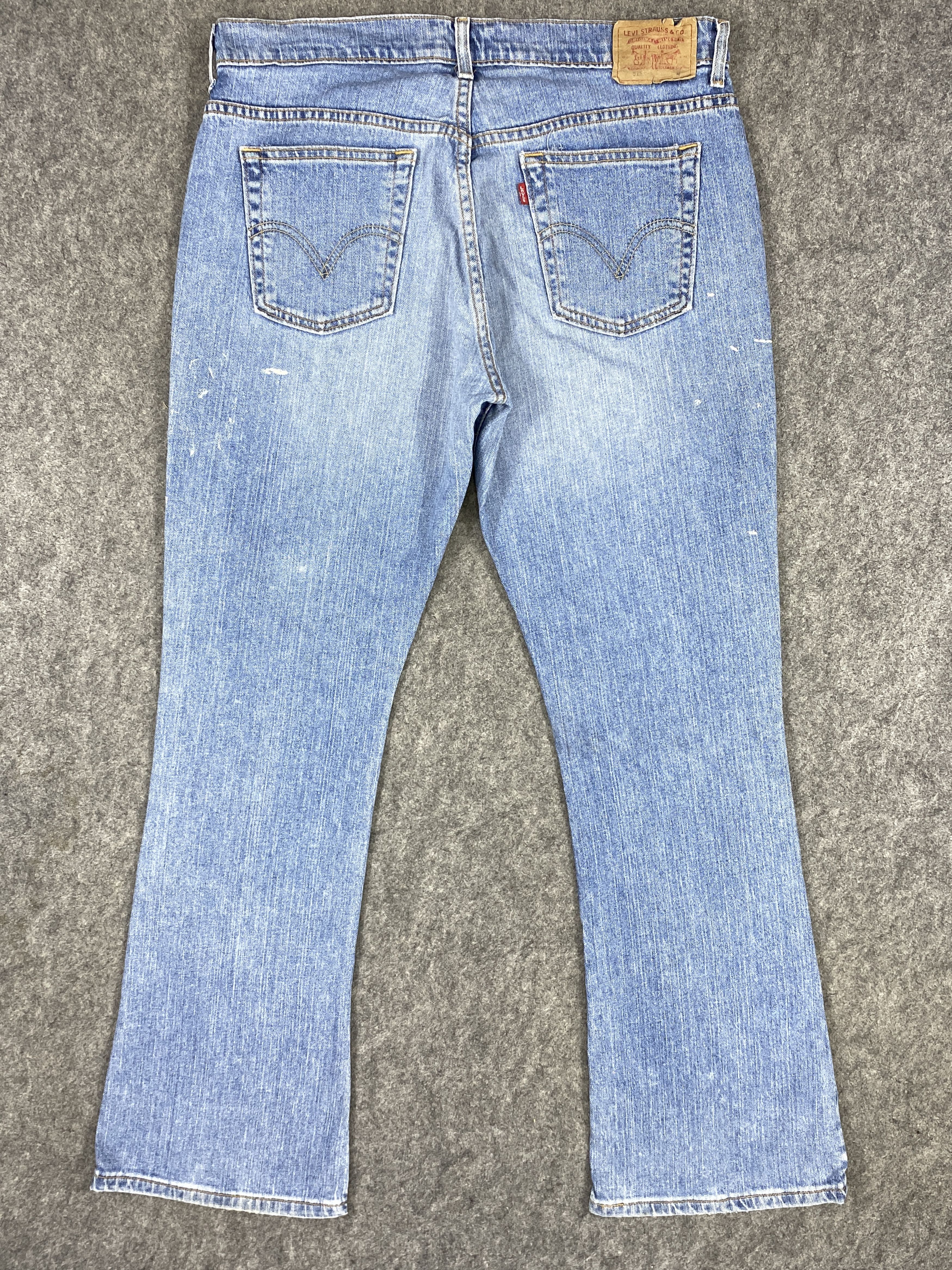 Levi's Light Blue Wash Vintage Levi's 515 Flare 35x31.5 -JN1830 Size ONE SIZE - 2 Thumbnail