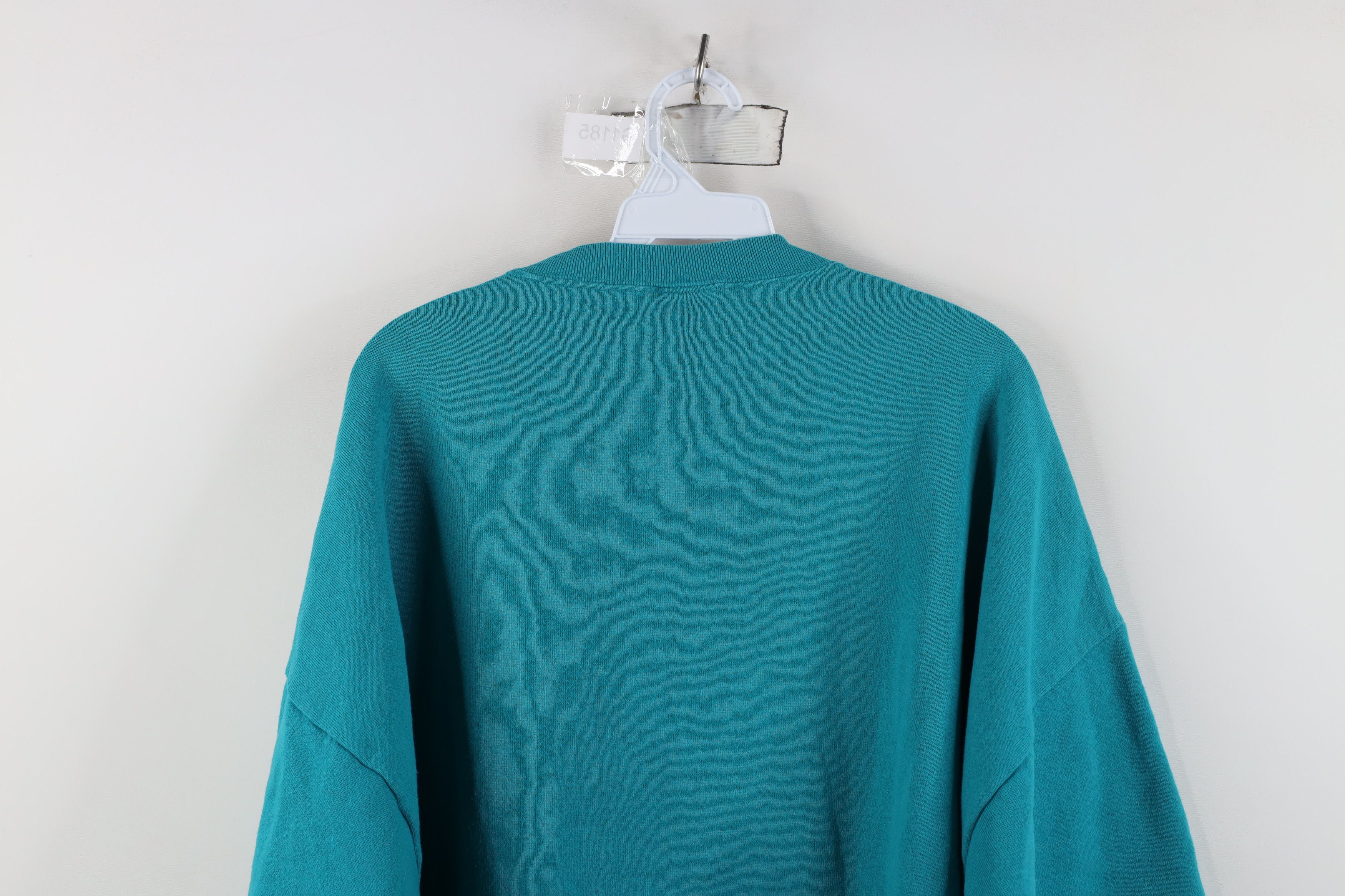 Vintage Vintage 90s Looney Tunes Spell Out Las Vegas Sweatshirt Teal Size 3XL / US 20-22 - 9 Thumbnail