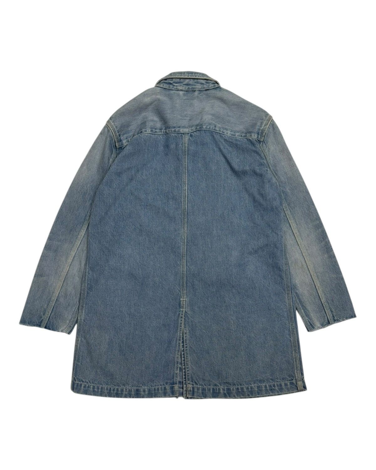 Blue Blue Japan × Evisu × Momotaro Jeans 🔥MOMOTARO JAPAN BLUE DENIM CHORE JACKET Size US M / EU 48-50 / 2 - 4 Thumbnail