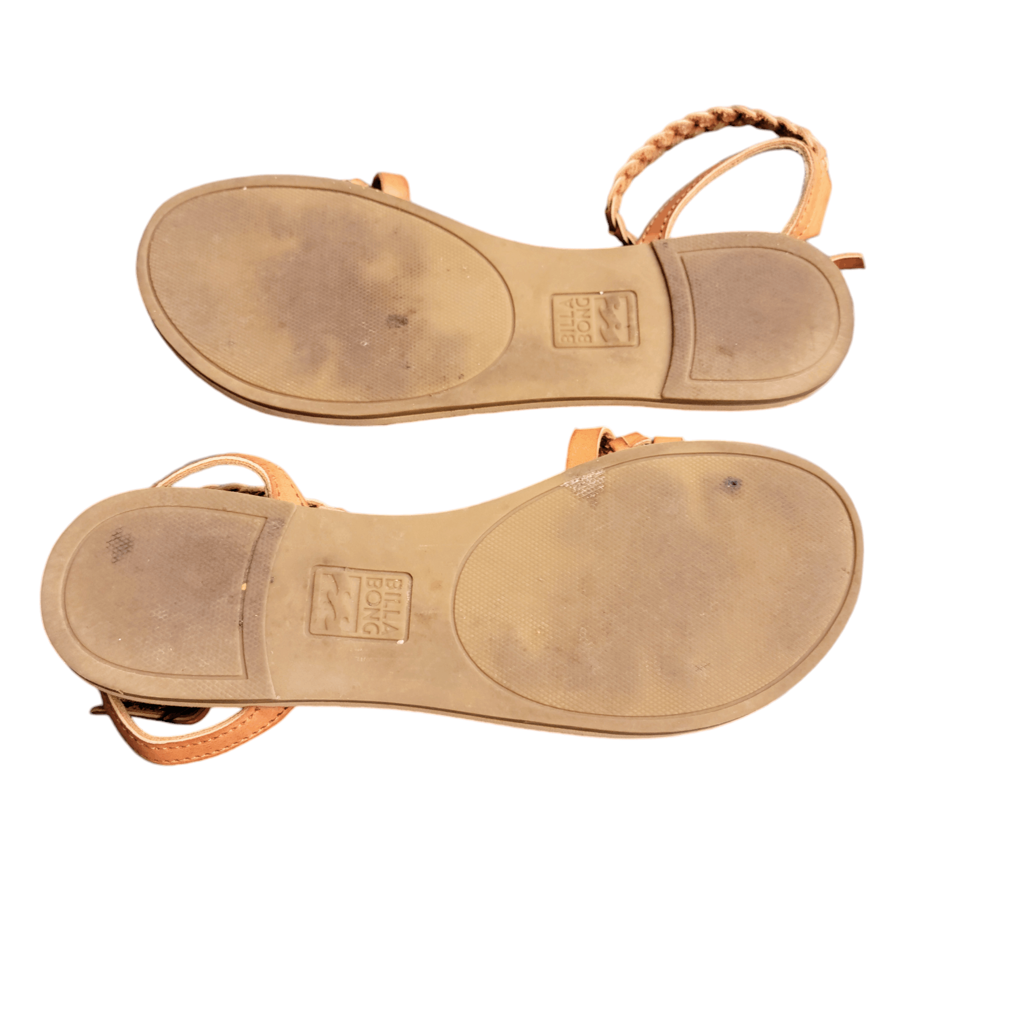 Billabong Billabong Buckle Braided Faux Leather Ankle Strappy Sandals Size US 8 / IT 38 - 8 Thumbnail