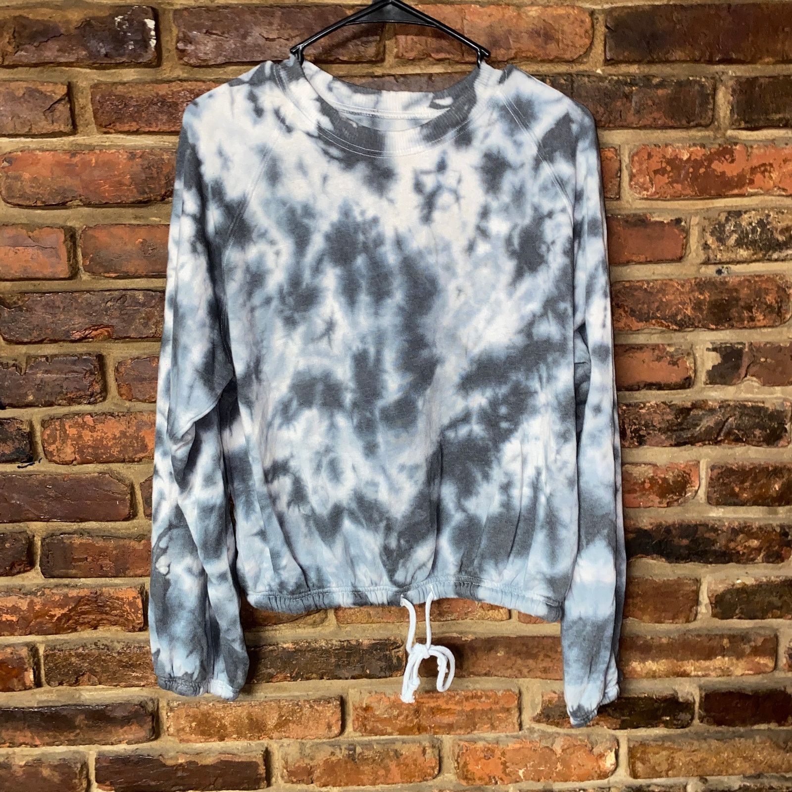 Other SO Lounge Gray White Tie Dye Pullover Sweatshirt Medium Size M / US 6-8 / IT 42-44 - 1 Thumbnail