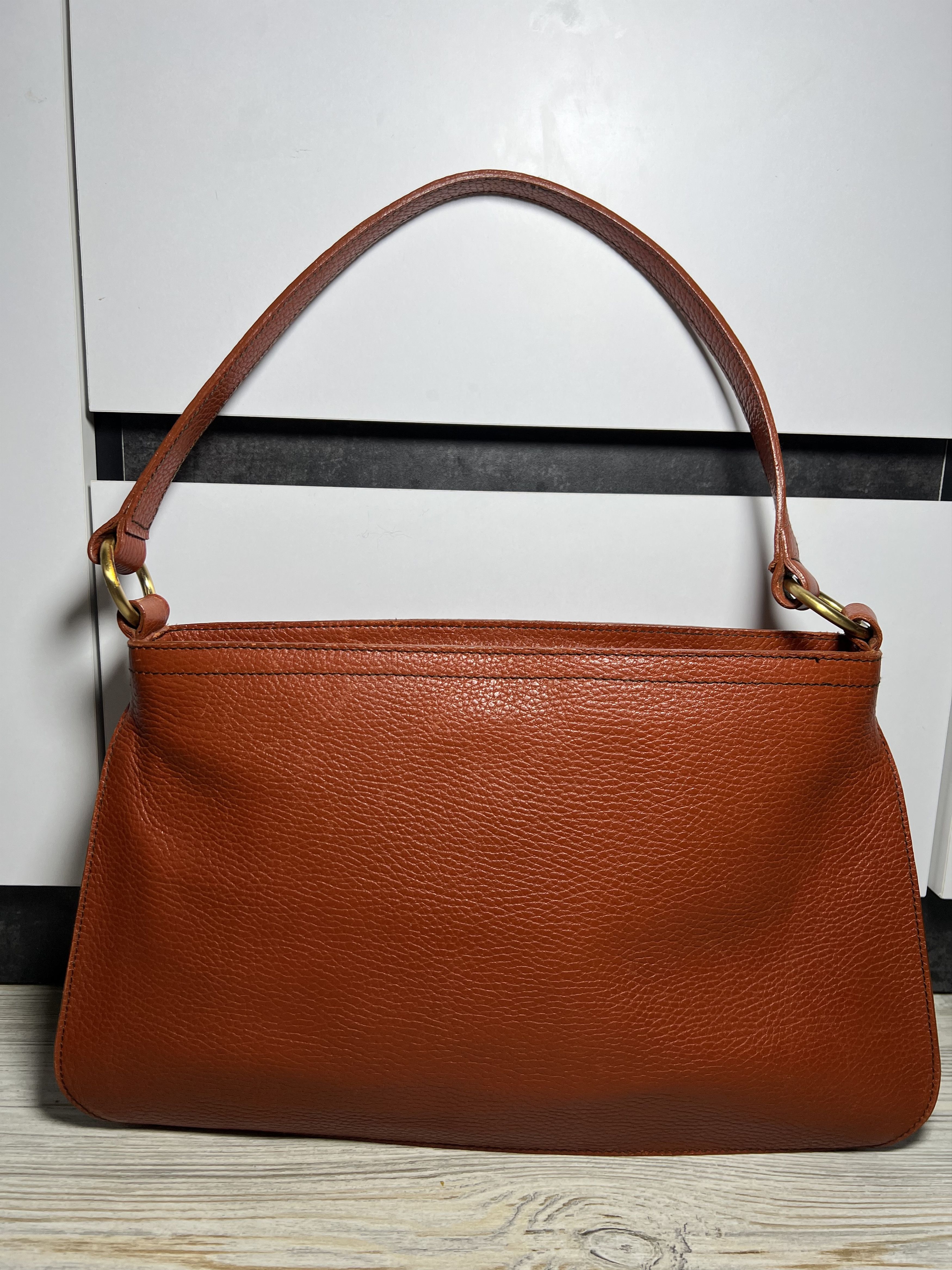 Furla Furla Brown Leather Shoulder Bag Handbag Size ONE SIZE - 2 Thumbnail