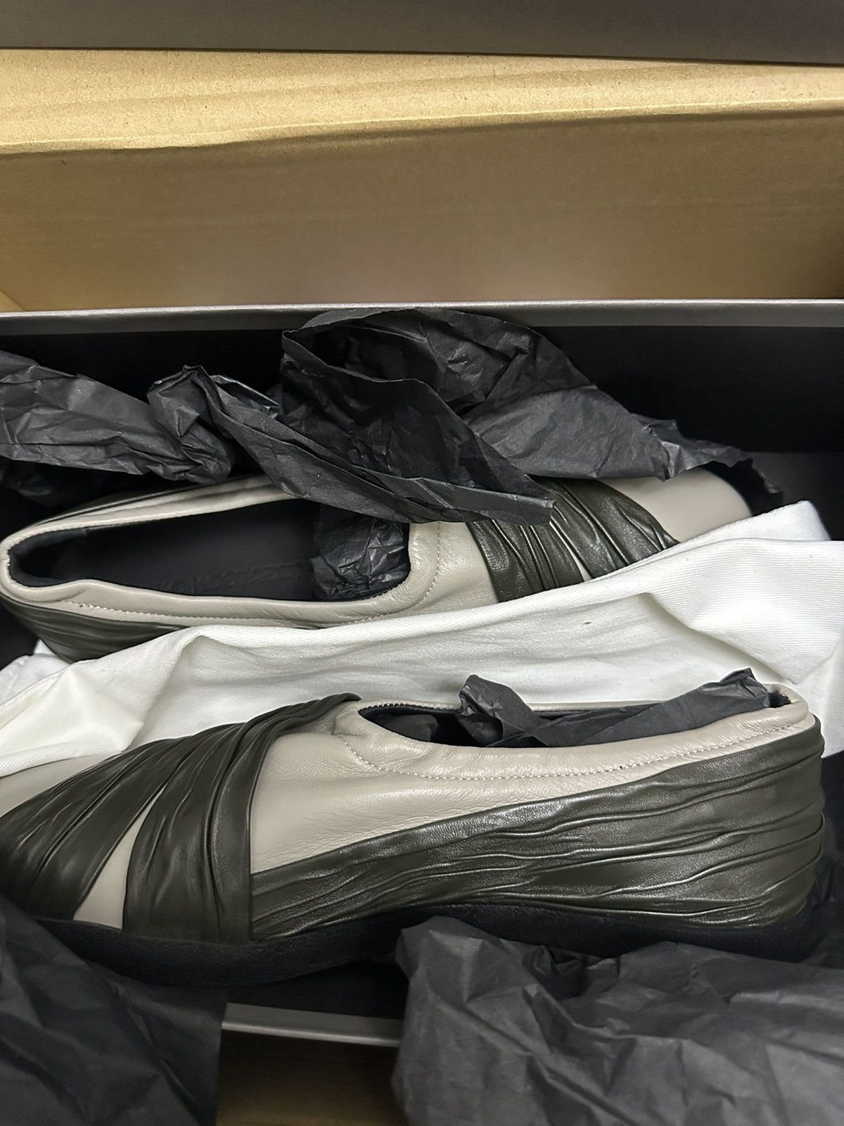 kiko kostadinov rino wrinkled slip on