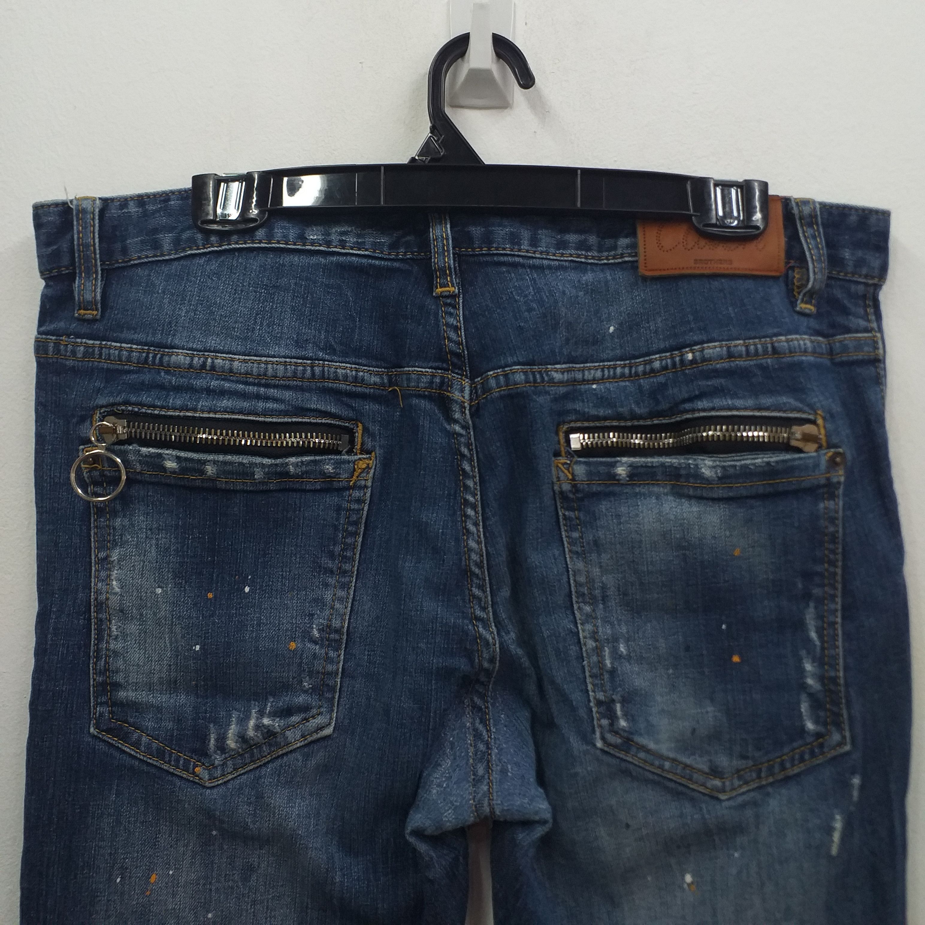 Hysteric Glamour Dsquared2 Japanese Brand Distressed Denim 36x30.5 -JN003 Size US 36 / EU 52 - 4 Thumbnail
