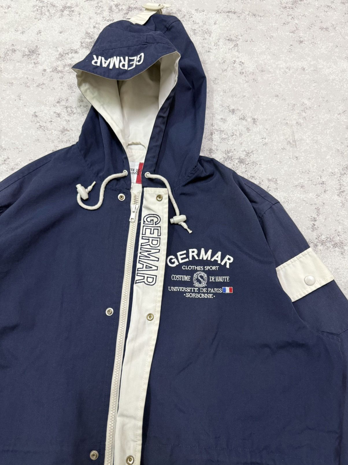 Vintage Vintage Germar University de Paris collegiate sports jacket Size US L / EU 52-54 / 3 - 6 Thumbnail