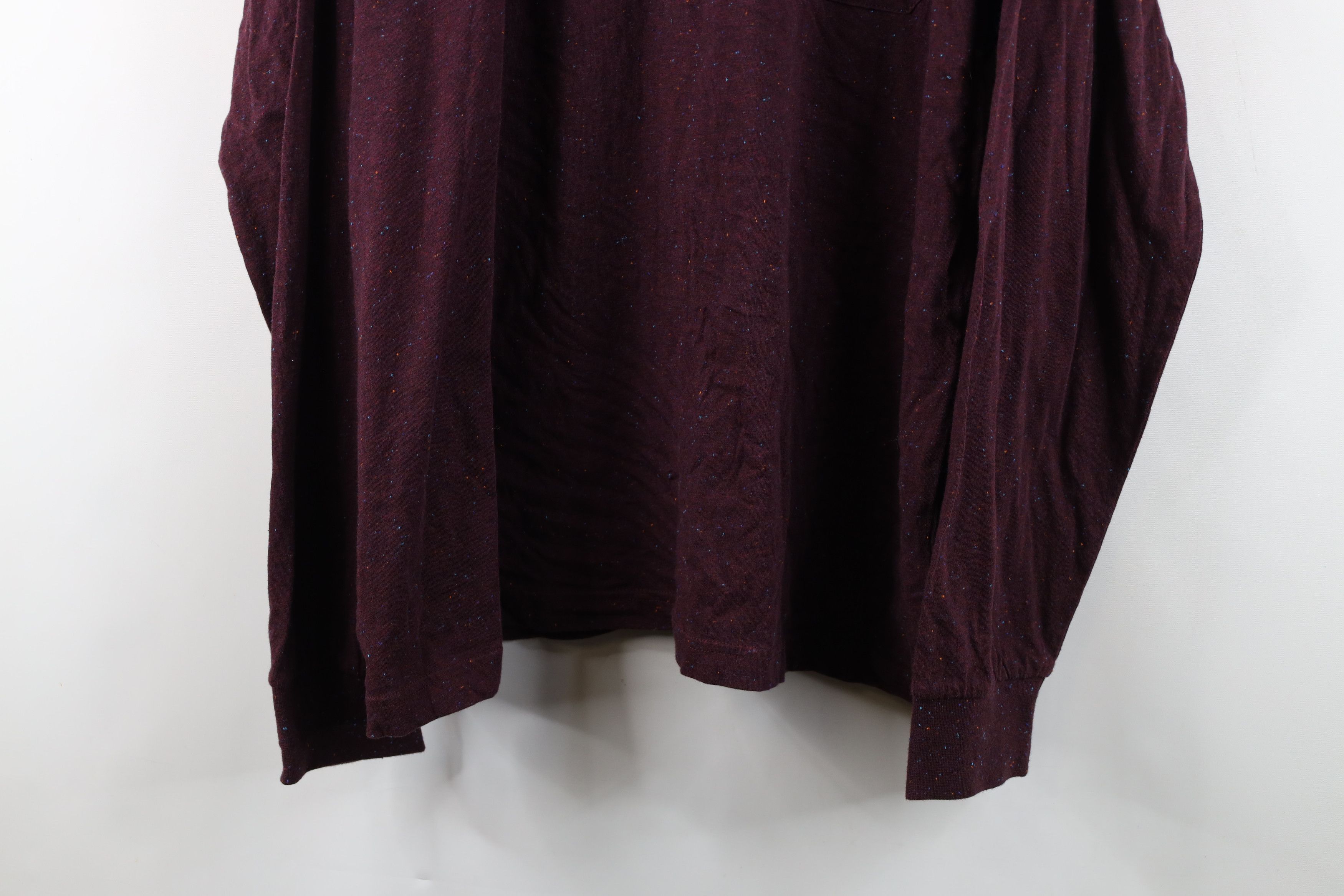 Orvis Vintage Orvis Fleck Cotton Knit Long Sleeve Rugby Polo Shirt Size US XL / EU 56 / 4 - 3 Thumbnail