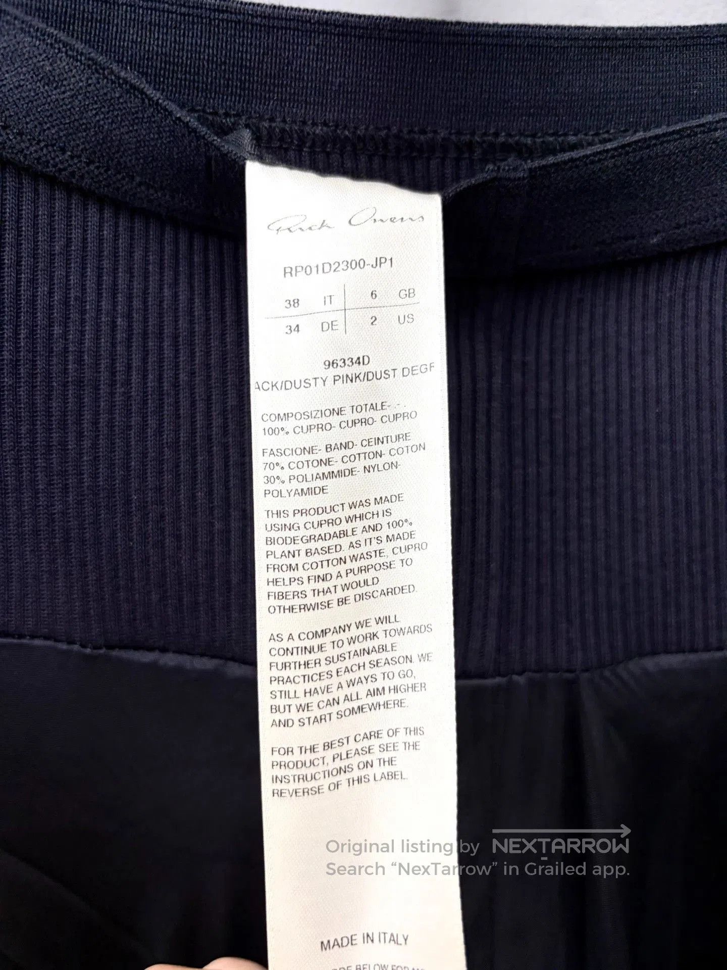 Rick Owens Rick Owens 24SS LIDO Satin Wide. Size 37" - 4 Thumbnail