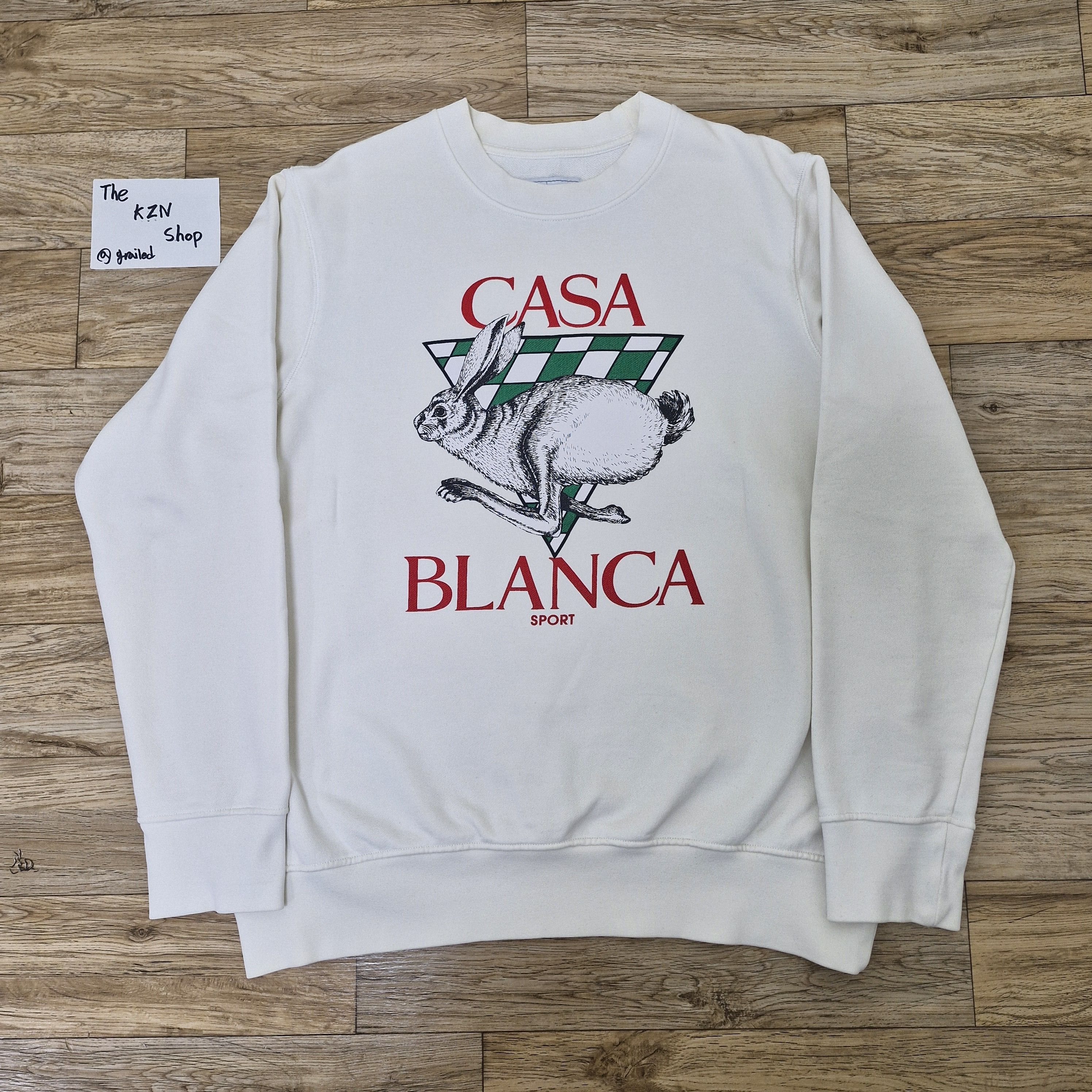 Casablanca CASABLANCA AW21 Rabbit Sweatshirt Size US XL / EU 56 / 4 - 1 Thumbnail