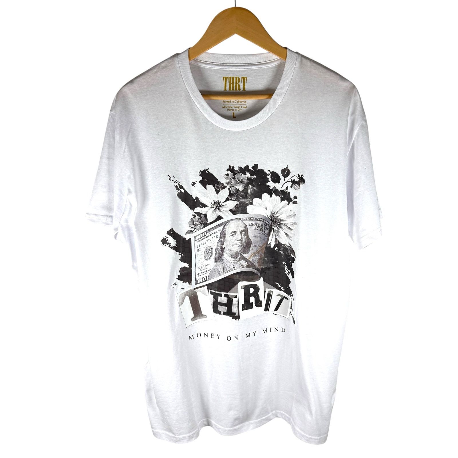 Other THRT Denim Money On My Mind T-shirt Men’s L - Streetwear Rap Size US L / EU 52-54 / 3 - 1 Thumbnail