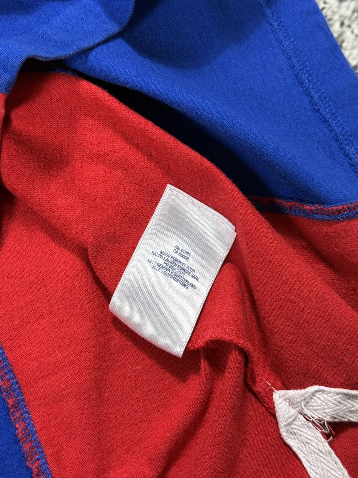 Polo Ralph Lauren Chief Keef Polo Ralph Lauren red blue longsleeve big pony Size US S / EU 44-46 / 1 - 7 Thumbnail