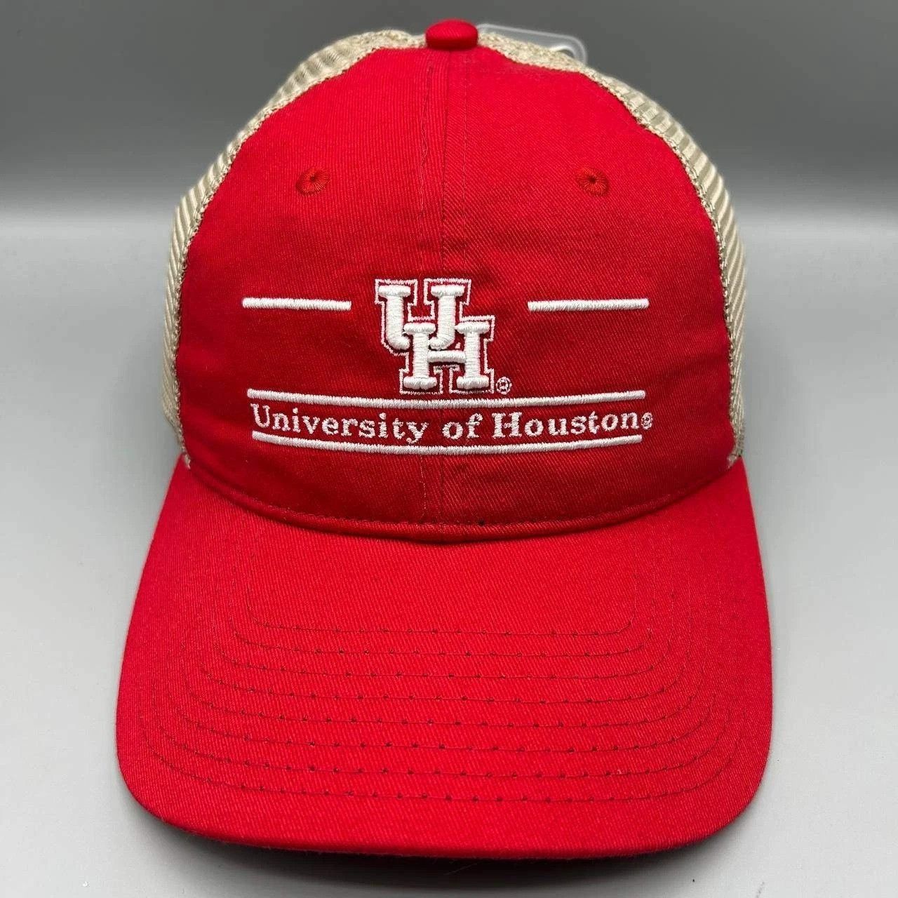 The Game Vintage Houston Cougars Trucker Hat Men Red NCAA Snap Back Size ONE SIZE - 1 Thumbnail