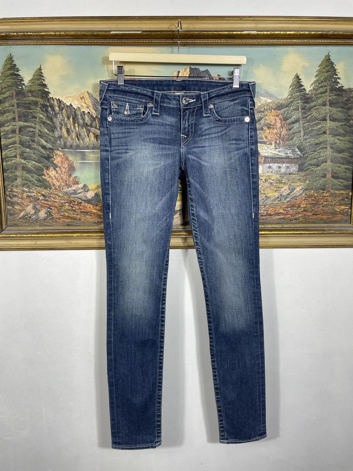 True Religion × Vintage True Religion Vintage Y2k Denim Jeans Trousers Pants Swag Size 29" - 3 Thumbnail