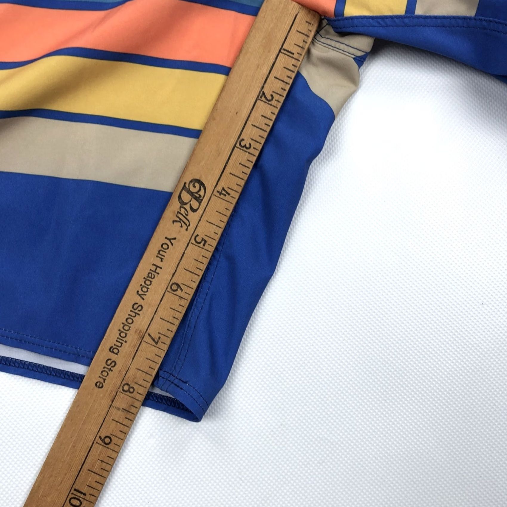 Patagonia Patagonia Hydro Series Boardshorts Striped Superior Blue Mens 36 Regular Quick Dry Recycled Polyester Pockets DWR Size US 36 / EU 52 - 7 Thumbnail