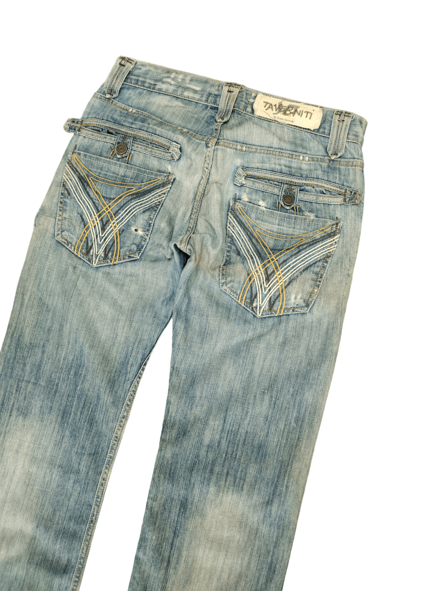 Taverniti Vintage Taverniti Jeans Distressed Faded Denim Jeans Size US 30 / EU 46 - 4 Thumbnail