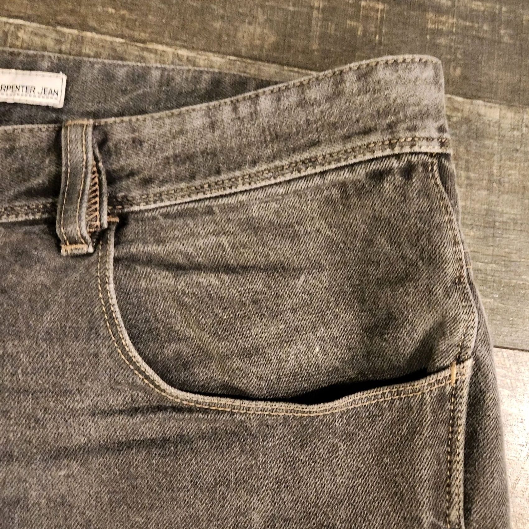 Ecko Unltd. VINTAGE Ecko Unltd Carpenter Jeans Men's 42x33 Black Distressed Baggy Y2K Straight Jeans Mens Size 42 Black Distressed Baggy Cell Size US 42 / EU 58 - 6 Thumbnail