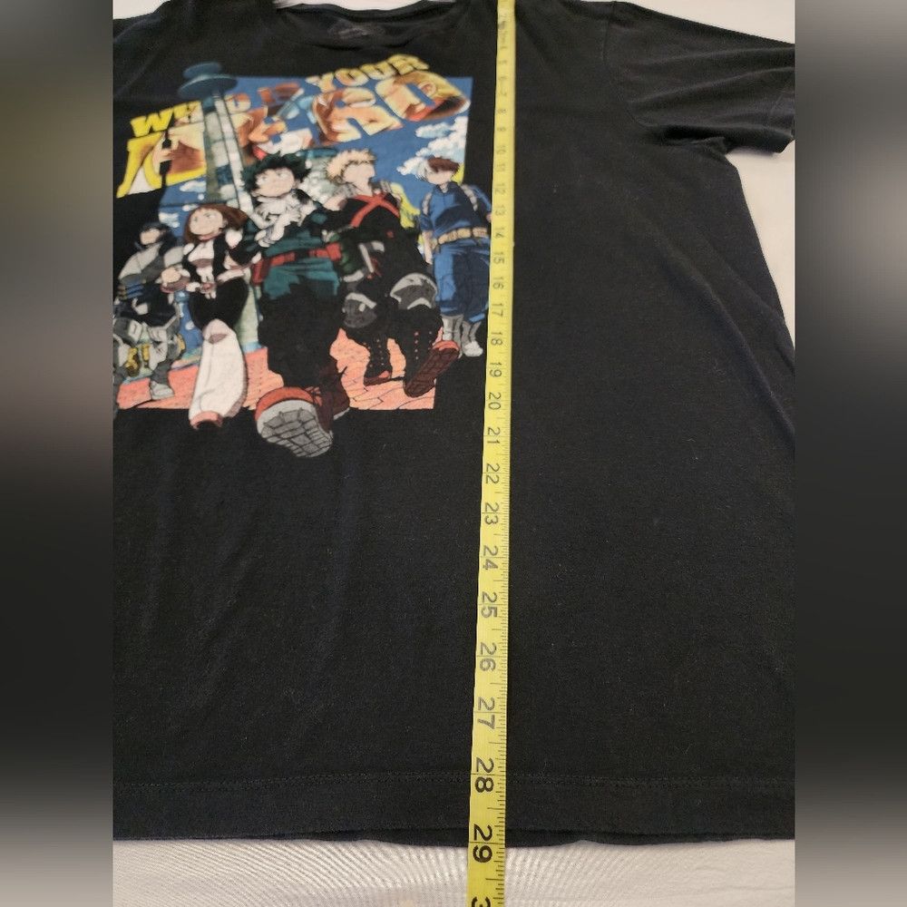 Other My Hero Academica Black Graphic T-Shirt with Anime Size US XL / EU 56 / 4 - 6 Thumbnail