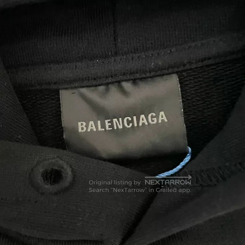 Balenciaga Balenciaga Black Coca-Cola tape cover hoodie Size US XS / EU 42 / 0 - 3 Thumbnail