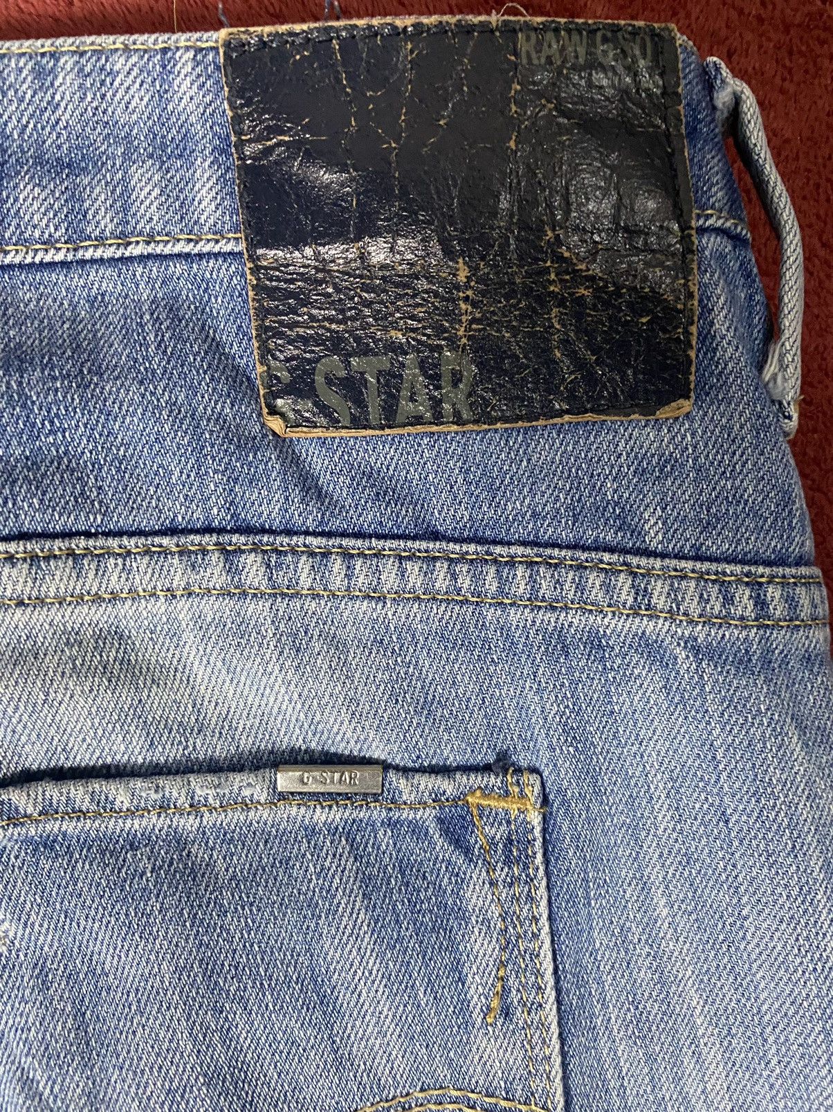 G-Star G star Raw Distressed Jeans Size US 29 - 9 Thumbnail