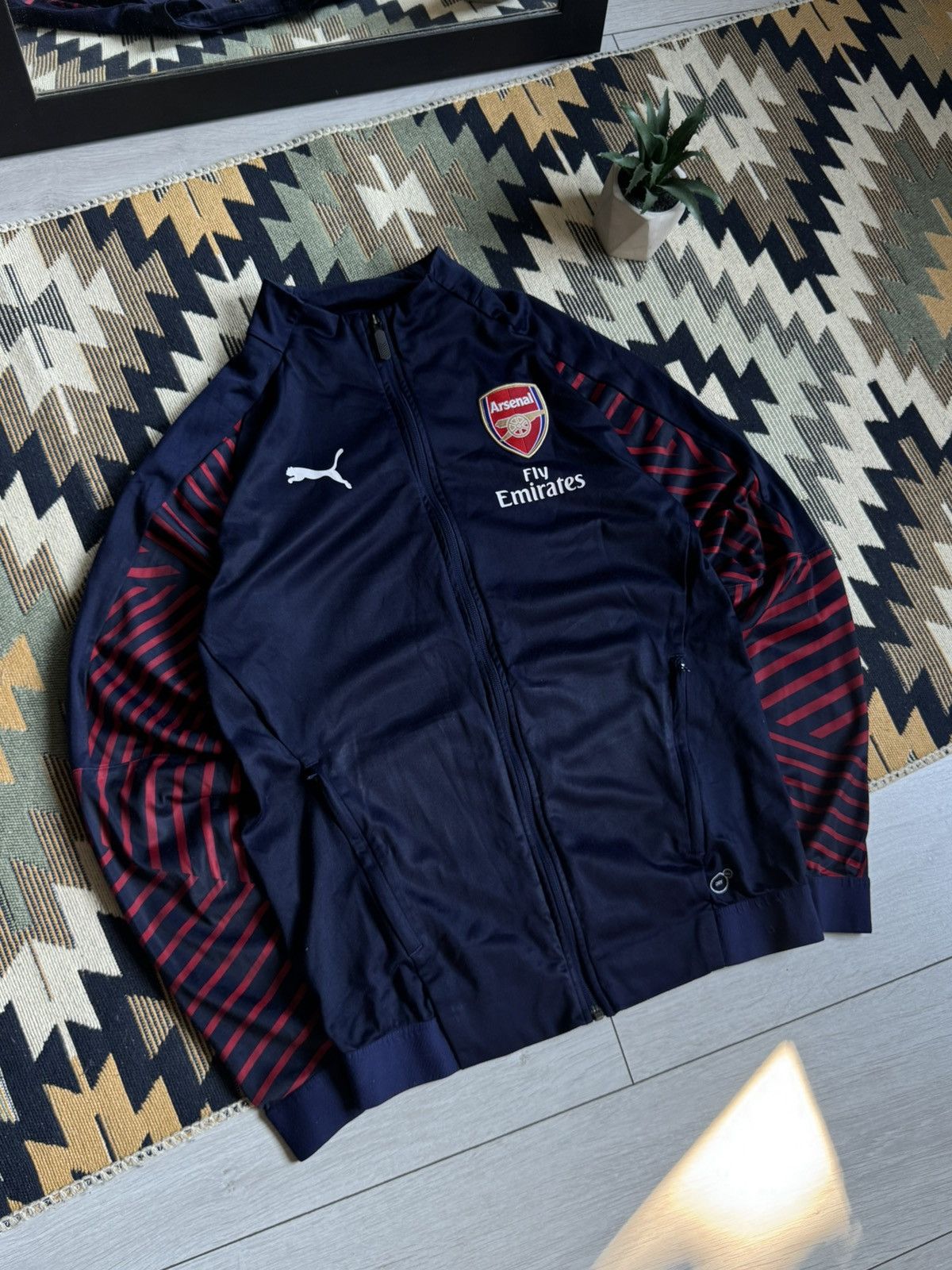 Puma Puma Arsenal Training Blockcore Jacket Size US S / EU 44-46 / 1 - 2 Thumbnail