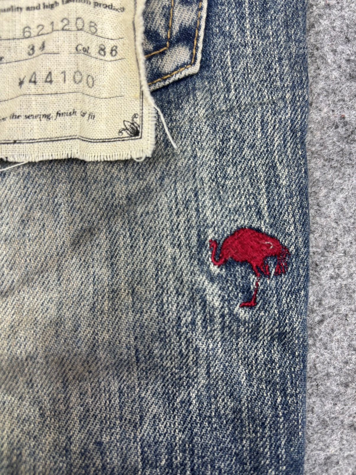 Ego Tripping 💥Super Distressed Style💥Ego Tripping Heavy Denim F841 Size US 34 / EU 50 - 14 Thumbnail