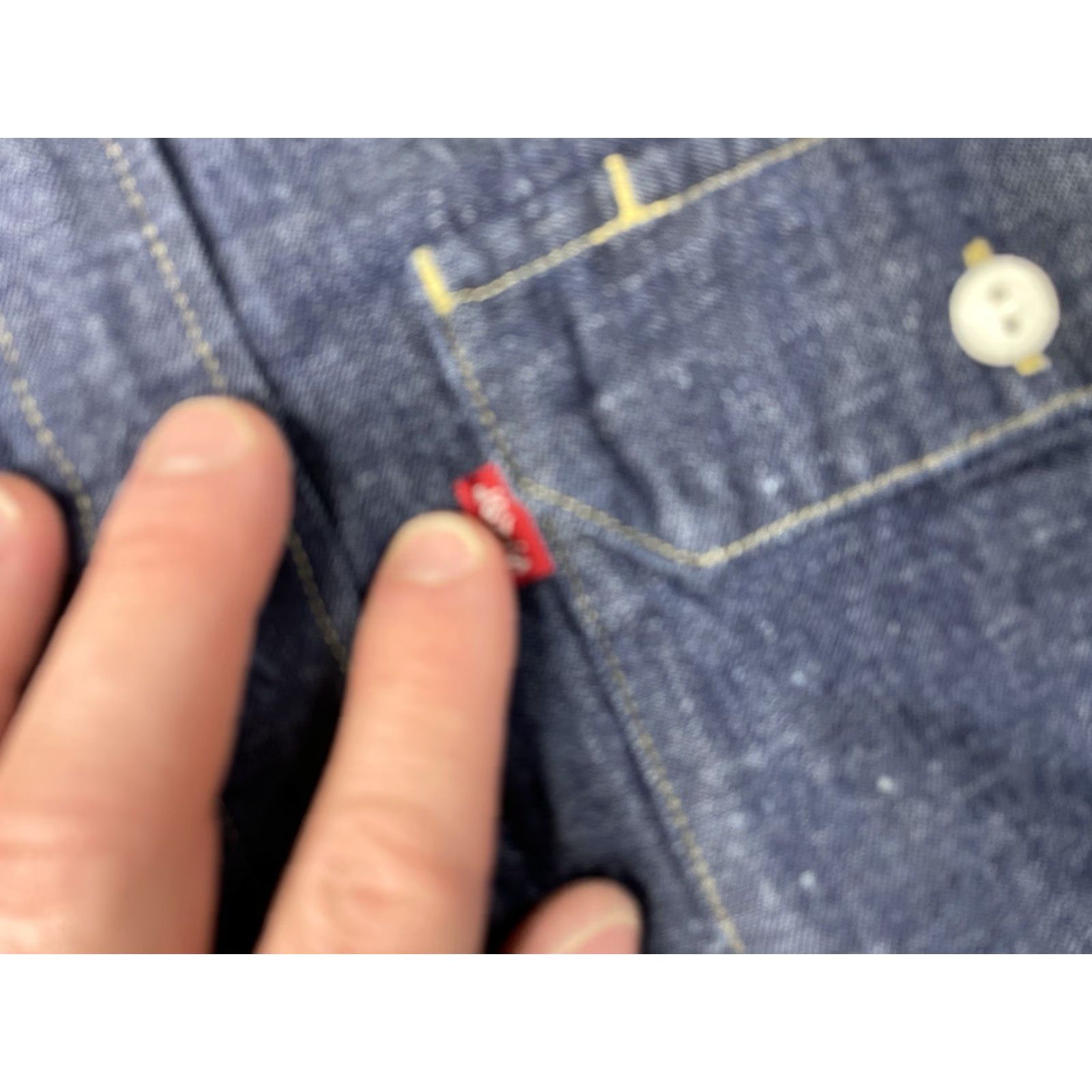 Levi's Levi's Levis Jackson The Worker Shirt Men S Relaxed Denim Cotton Hemp Button-Up Cowboy Western Casual Workwear Size US S / EU 44-46 / 1 - 3 Thumbnail