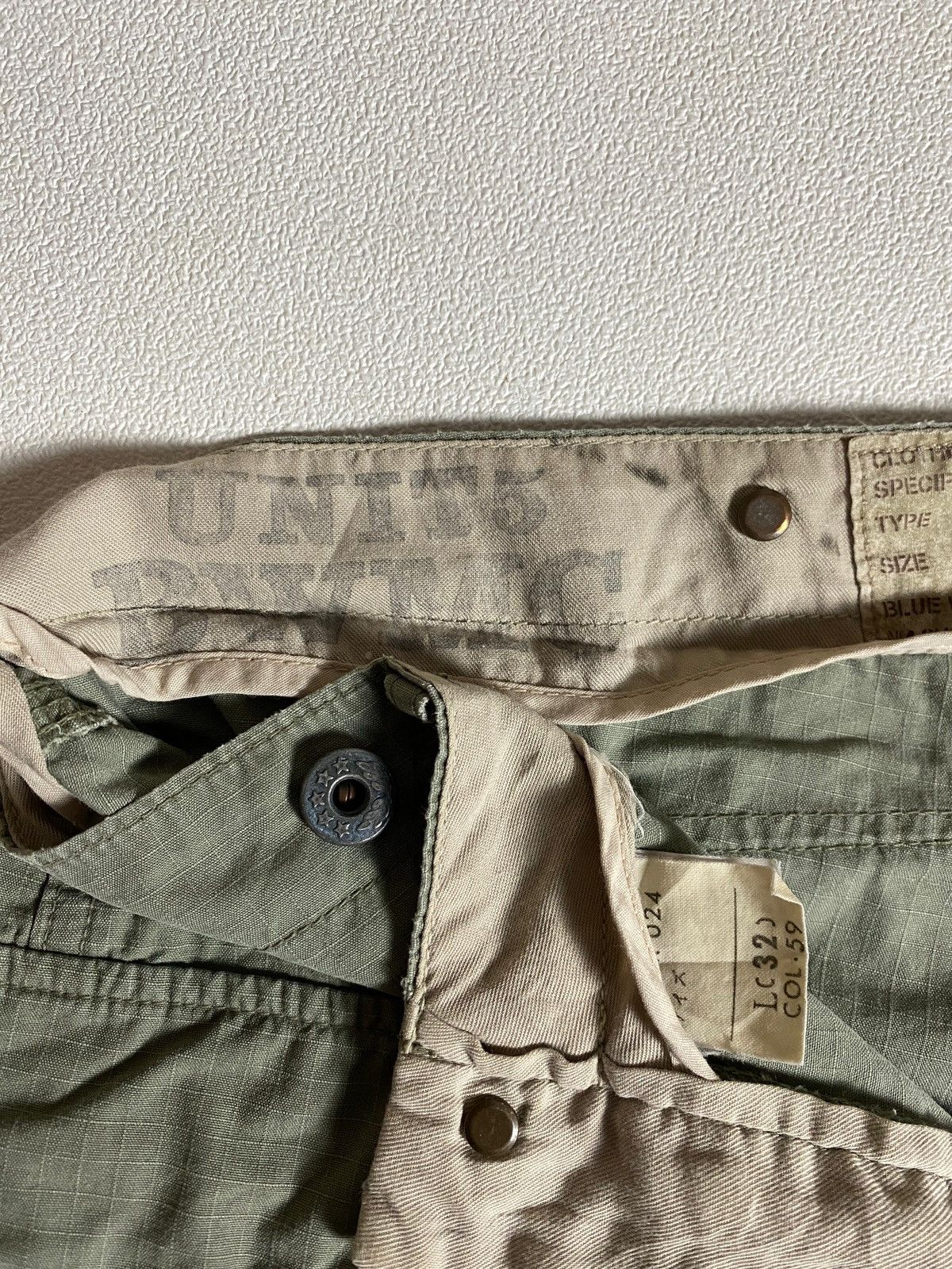Japanese Brand Army Issue Blue Way Clothing Co. Monkey Pants Made in Japan Size US 30 / EU 46 - 5 Thumbnail