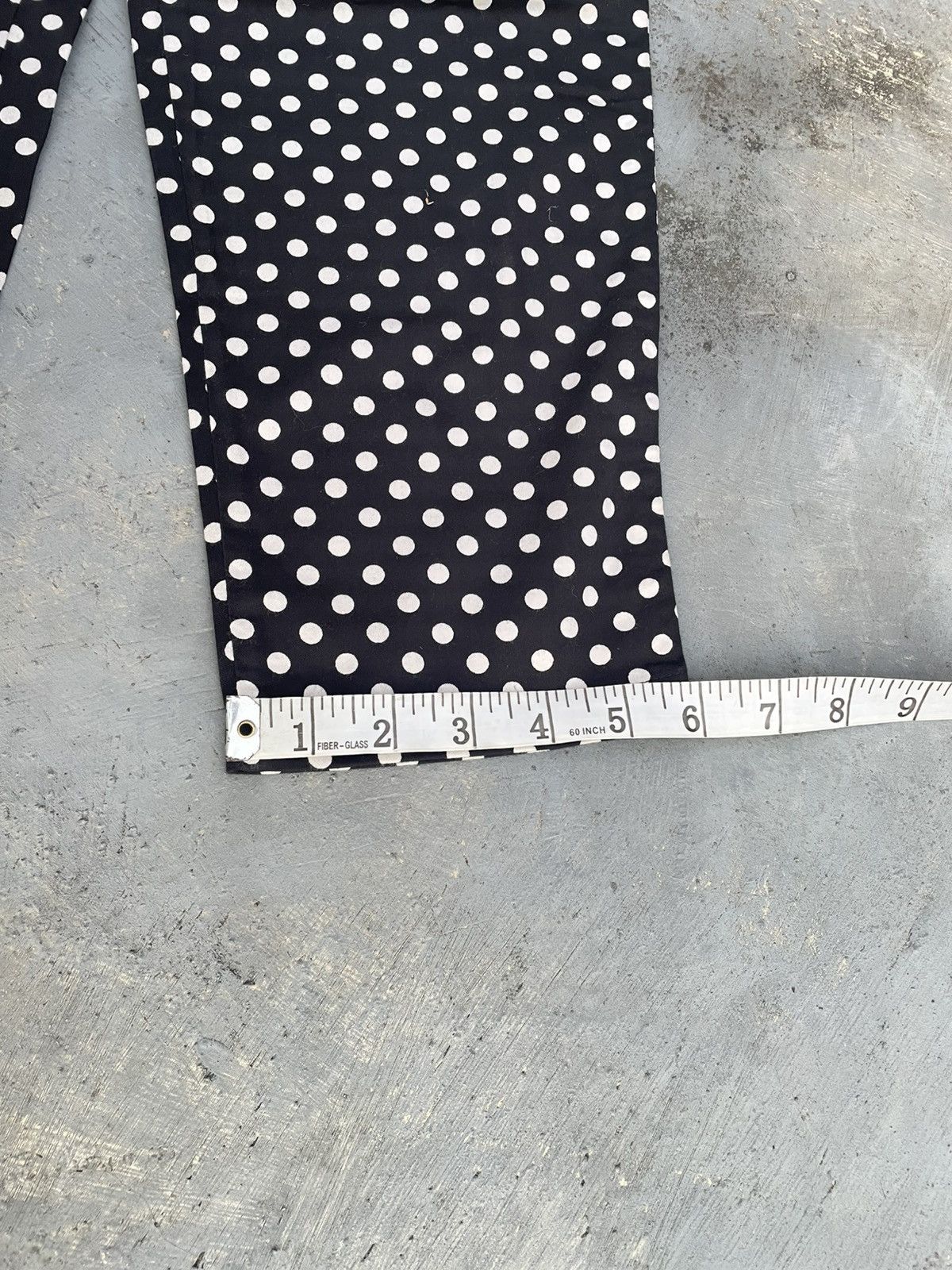 Versace × Versace Jeans Couture × Versus Versace Versace Jeans Couture Black Polka Dot Trousers Size US 28 / EU 44 - 15 Thumbnail