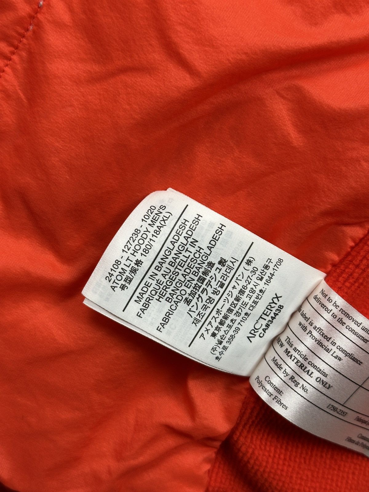 Arc'teryx Arc'Teryx Atom LT Hoody Orange Gorpcore Outdoor Jacket y2k Size US XL / EU 56 / 4 - 21 Thumbnail