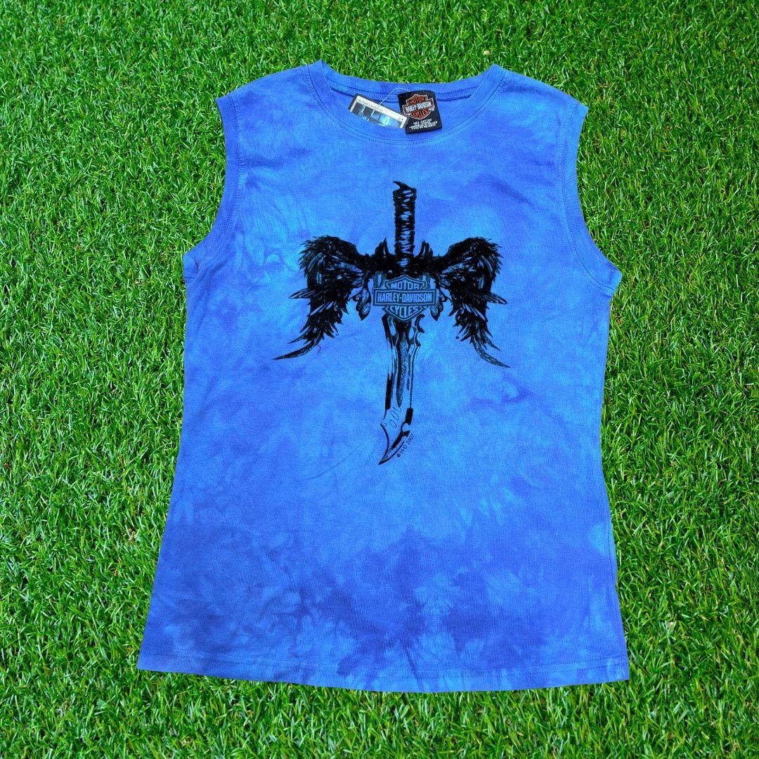 Harley Davidson Vintage Angel Wing Harley Davidson Tank Top Size L / US 10 / IT 46 - 1 Thumbnail