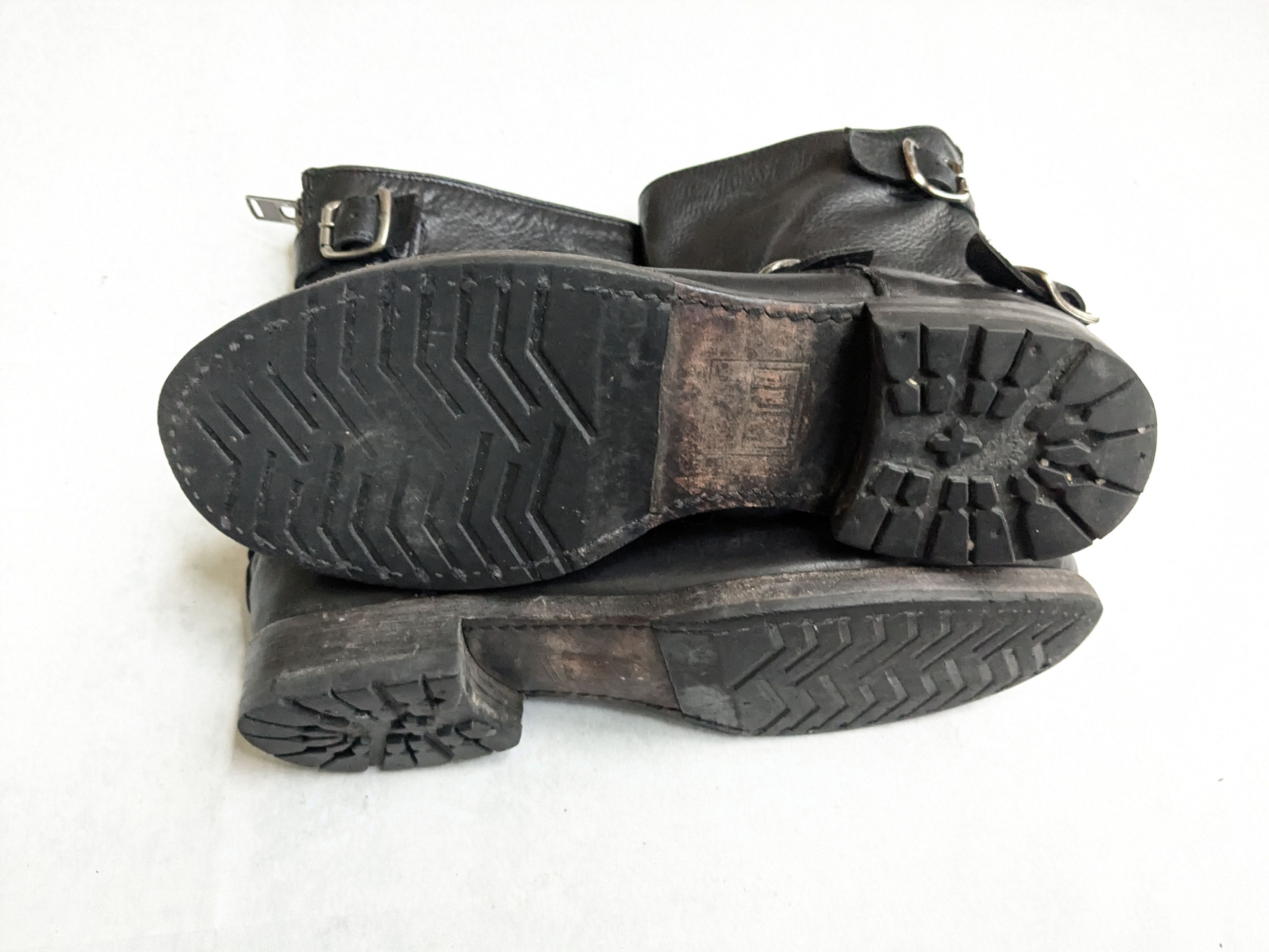Frye Frye Engineer Boots Black Leather 7.5 Motorcycle Biker Size US 7.5 / EU 40-41 - 20 Thumbnail