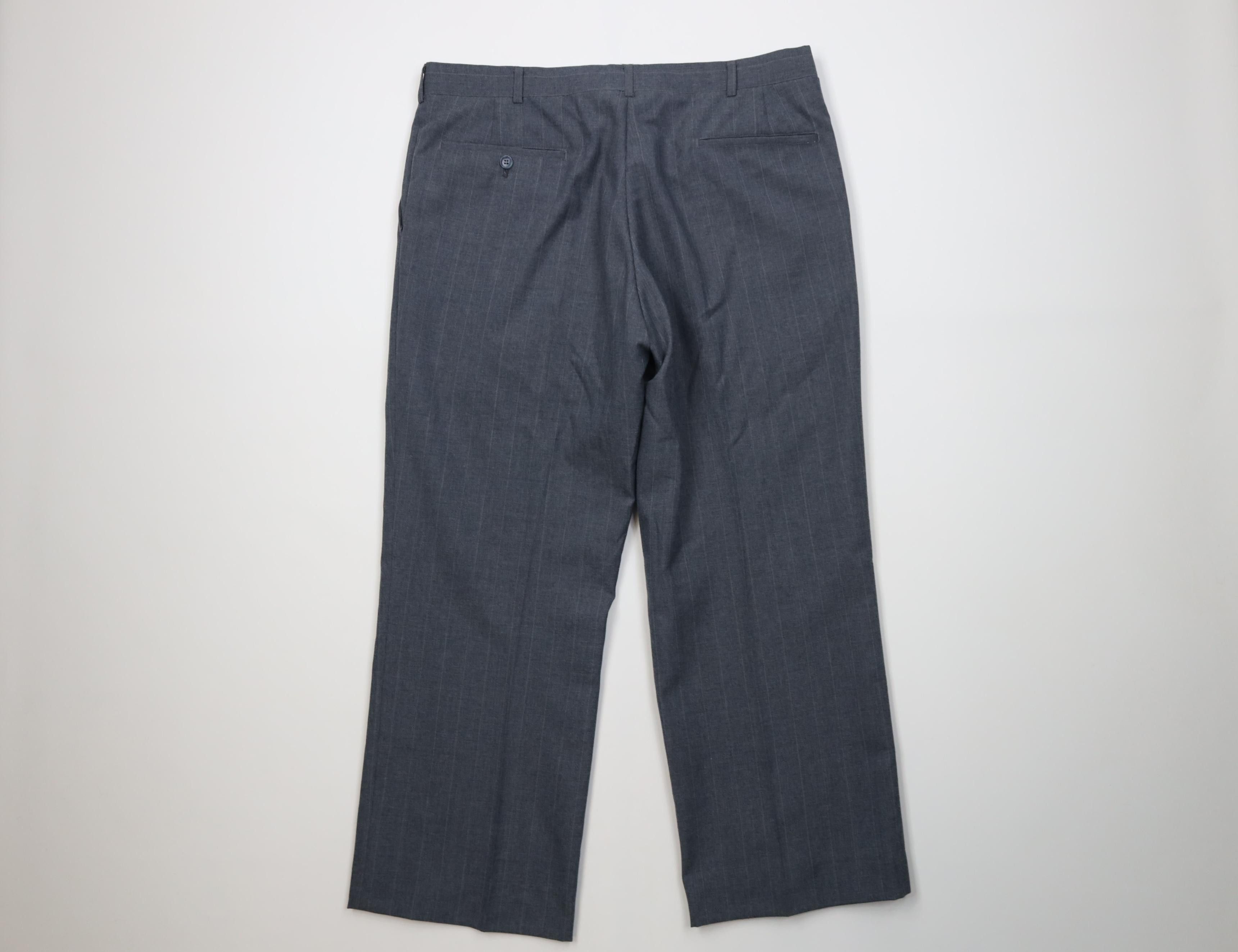 Vintage Vintage 70s Streetwear Knit Striped Wide Leg Chino Pants Size US 36 / EU 52 - 8 Thumbnail