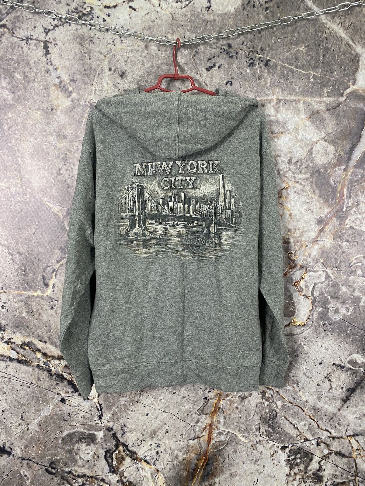 Hard Rock Cafe Men’s Hard Rock New York City Hoodie Limited Edition Size M Size US M / EU 48-50 / 2 - 9 Thumbnail