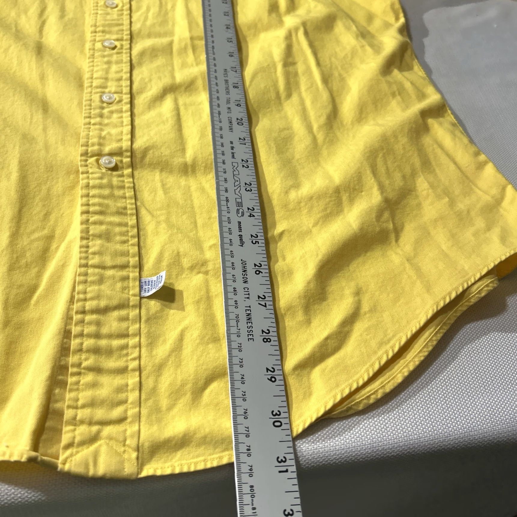 Ralph Lauren Ralph Lauren Shirt Mens L Oxford Button-Down Polo Pony Yellow Long Sleeves Size US L / EU 52-54 / 3 - 5 Thumbnail