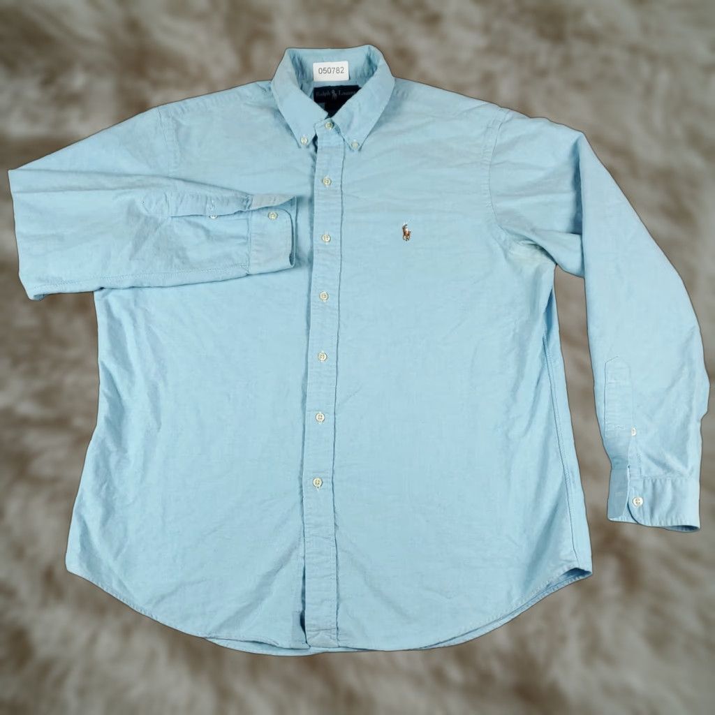 Ralph Lauren Ralph Lauren Shirt Mens XL Blue Pony Button-Up Long Sleeve Casual Business Classic Preppy Designer Mens XL Blue Pony Button-Up Long Sleeve Size US XL / EU 56 / 4 - 1 Thumbnail