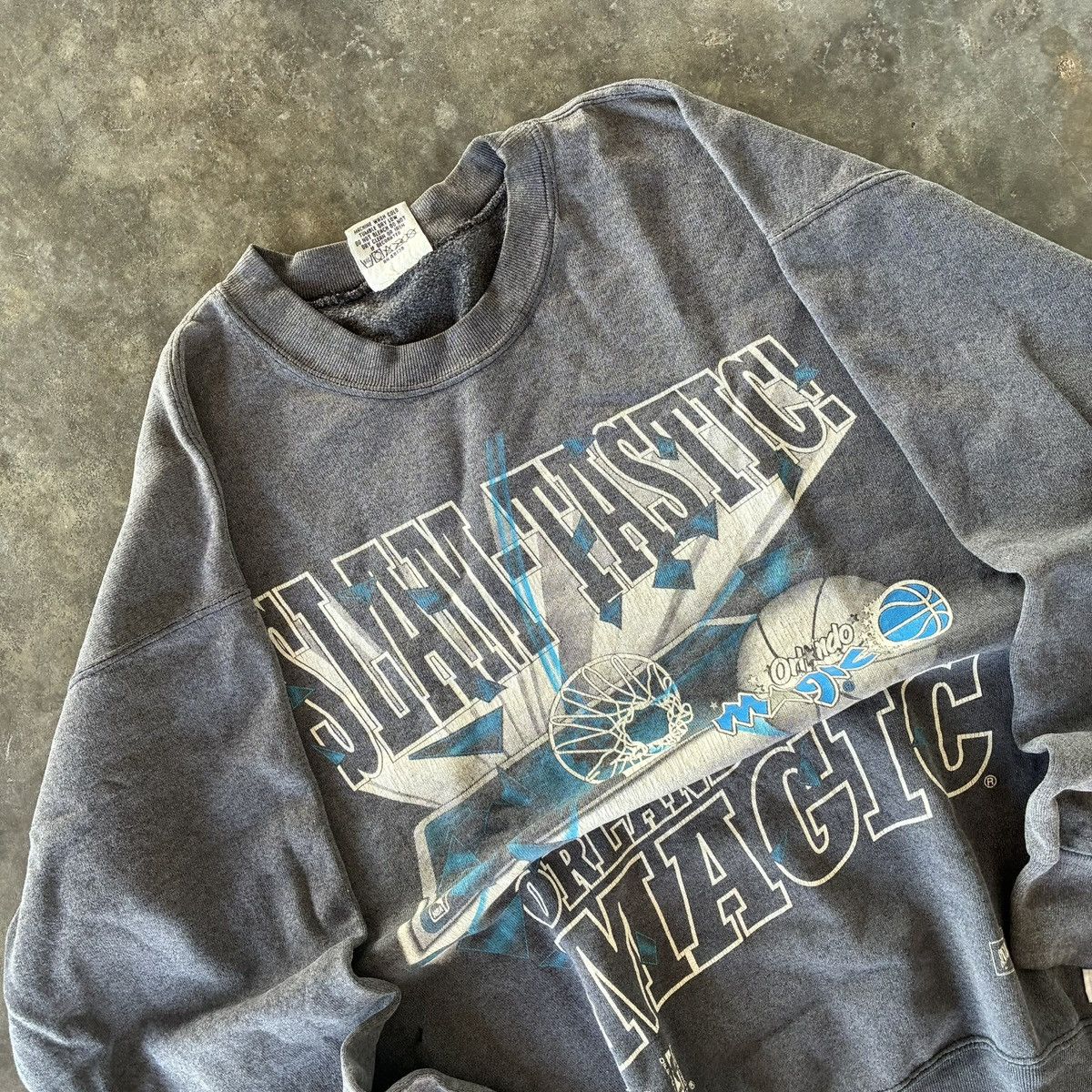 Other VINTAGE 90s SLAM-TASTIC ORLANDO MAGIC NBA SWEATSHIRT Size US L / EU 52-54 / 3 - 4 Thumbnail