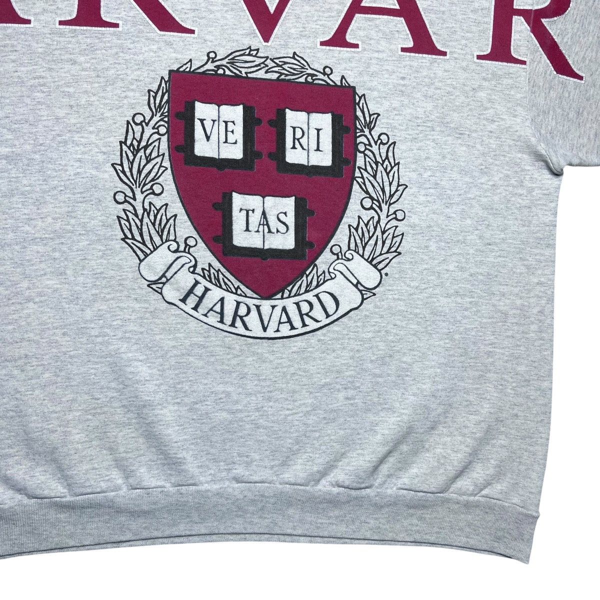 NCAA 1990s Harvard University Crimson Across Spell Out Sweatshirt Size US XL / EU 56 / 4 - 8 Thumbnail
