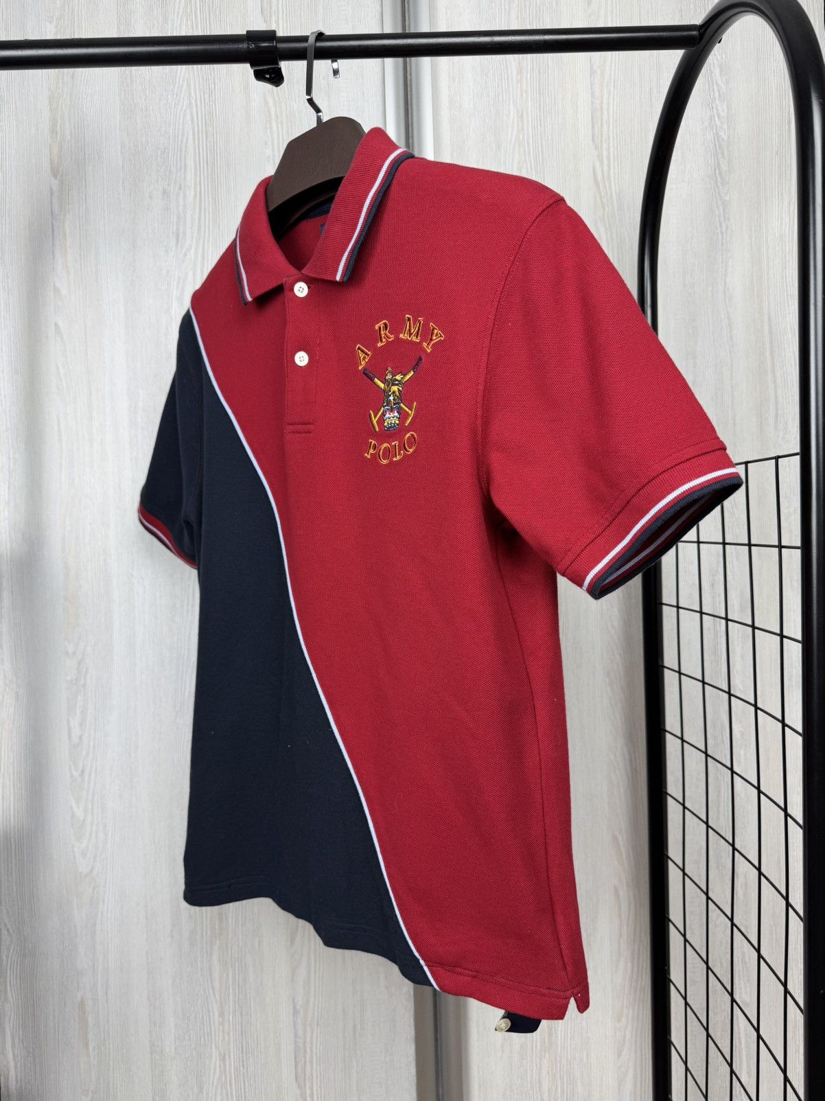 Hackett Hackett London red blue army polo shirt number 3 Size US M / EU 48-50 / 2 - 7 Thumbnail